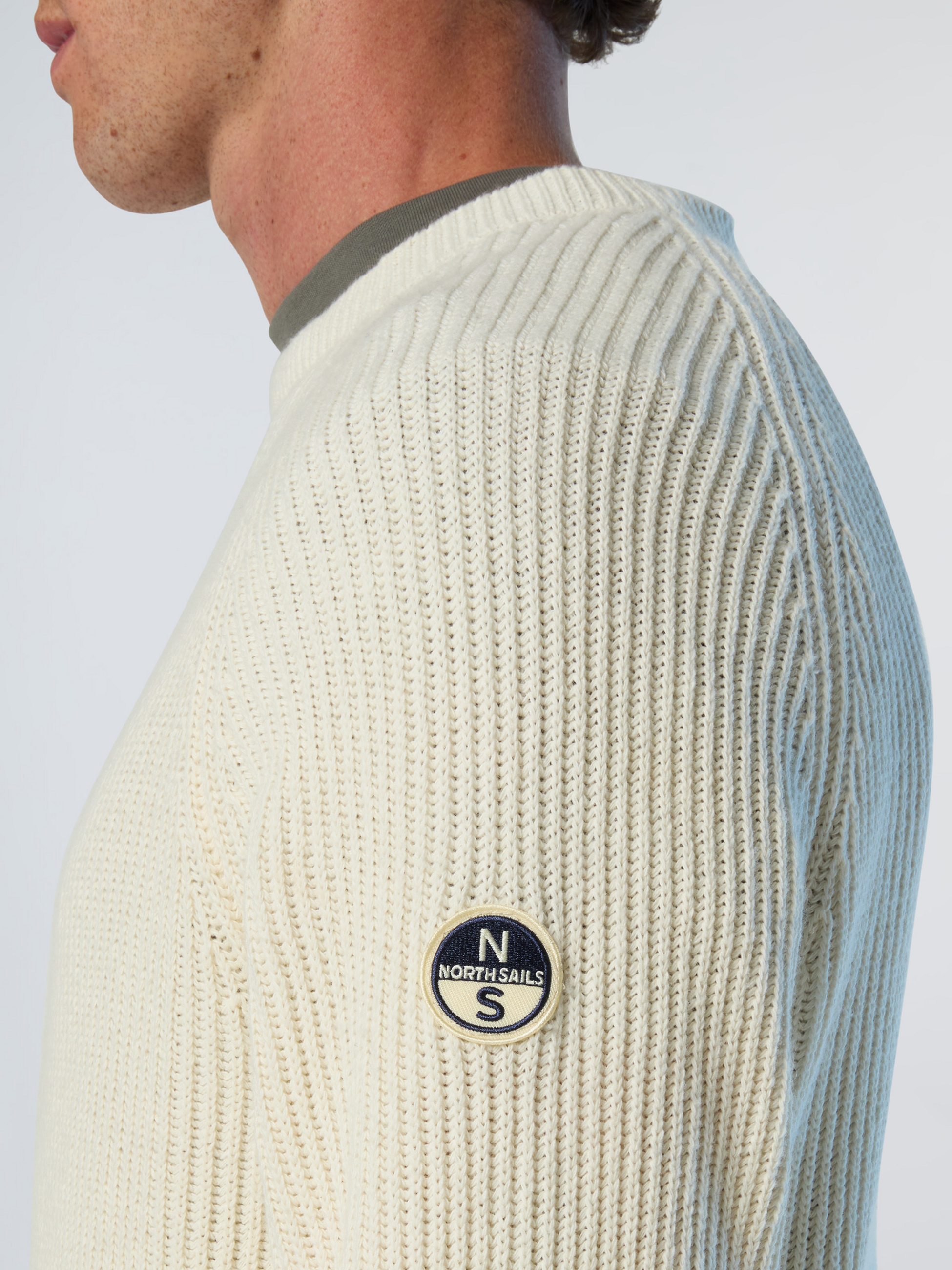 NORTH SAILS, North Sails Sweater Fisherman's Rib Crew-neck