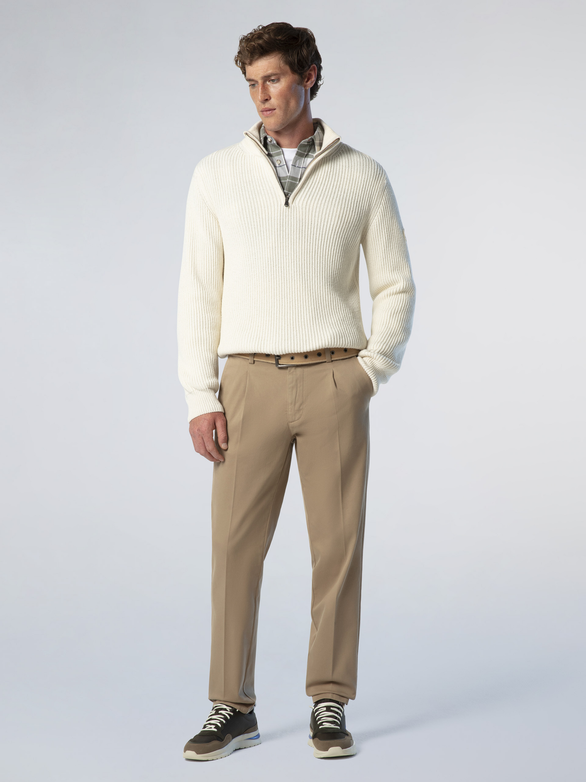 NORTH SAILS, North Sails Sweater Fisherman's Rib Half-zip