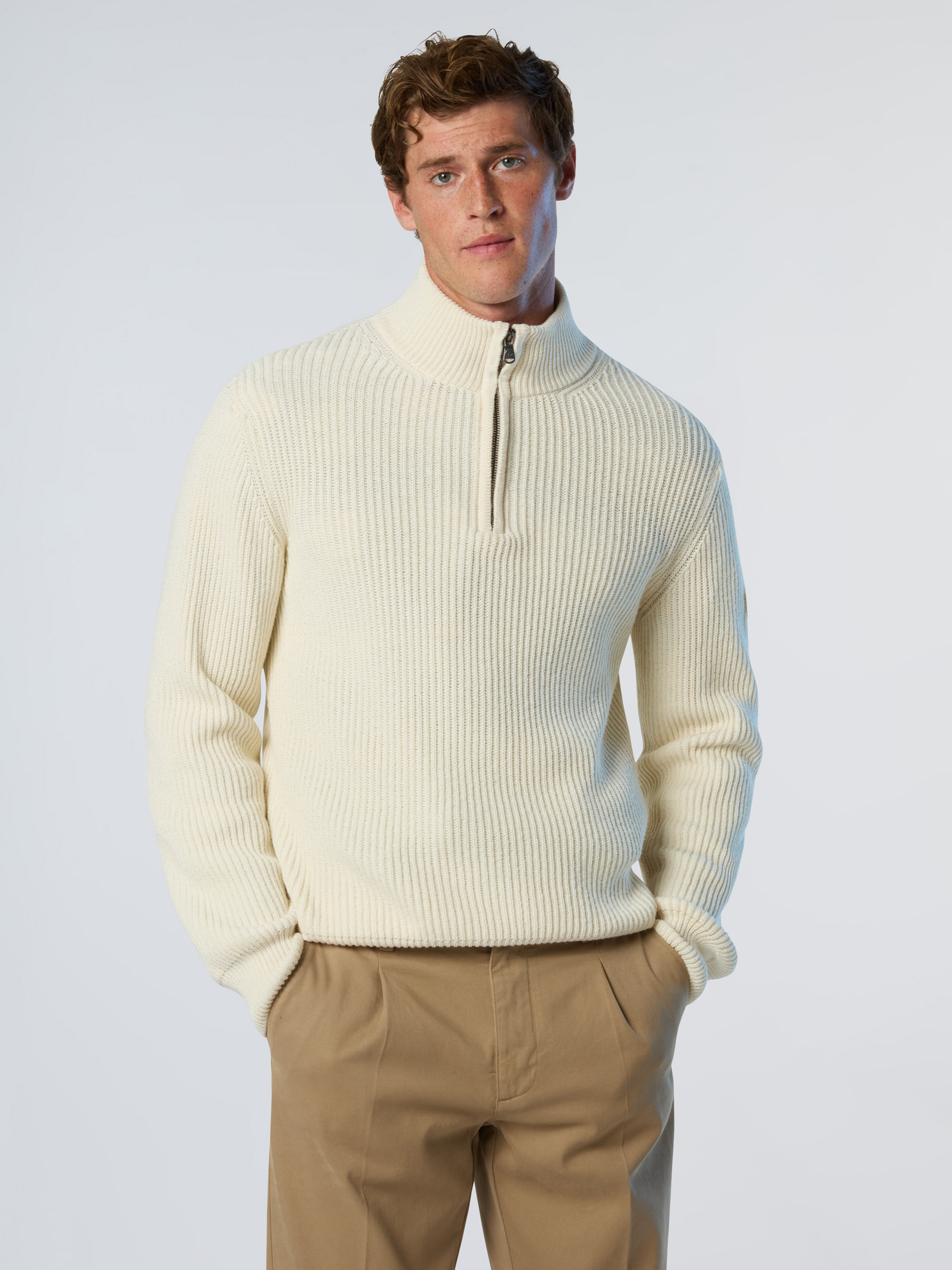 NORTH SAILS, North Sails Sweater Fisherman's Rib Half-zip