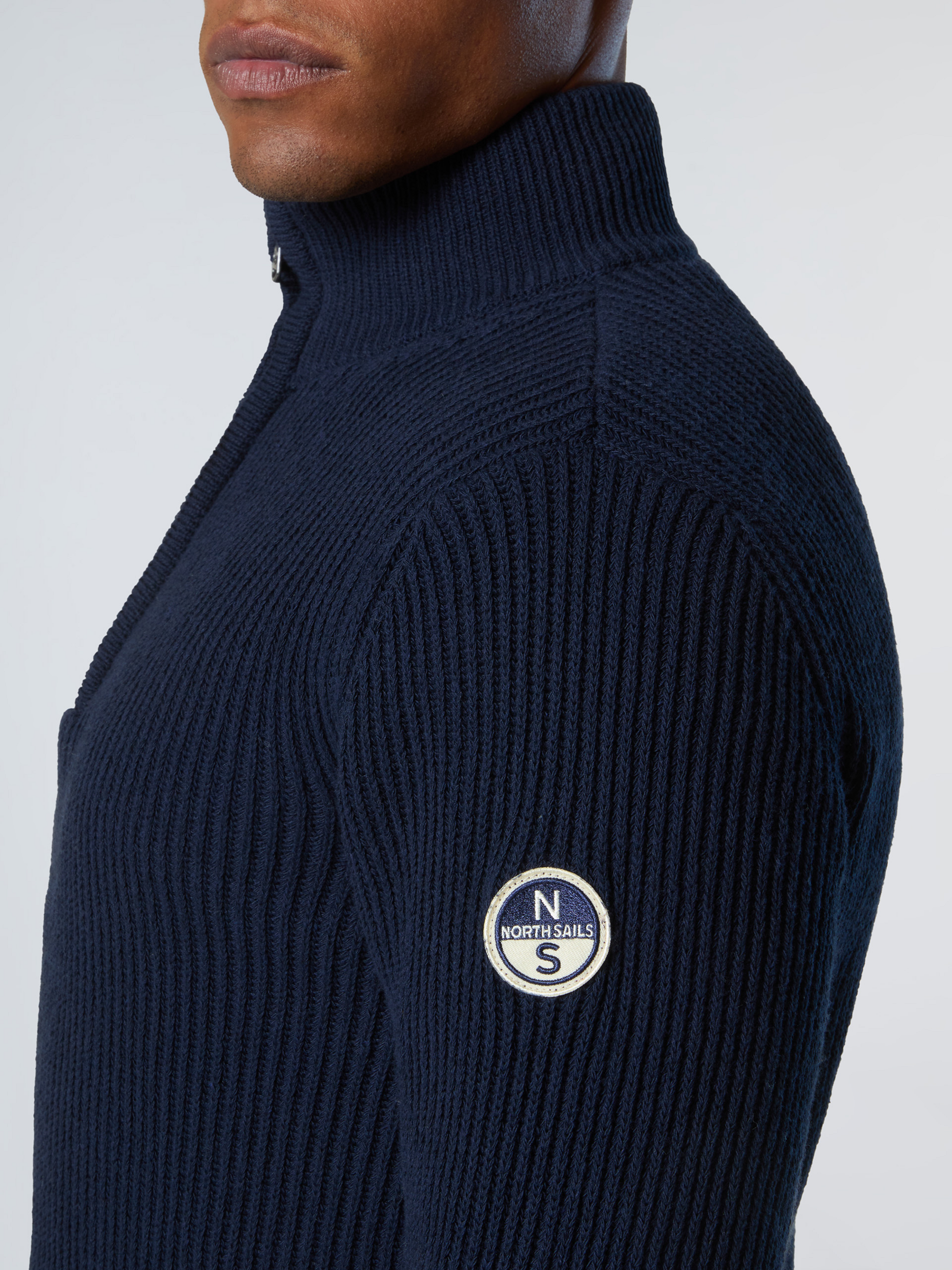 NORTH SAILS, North Sails Sweater Fisherman's Rib Half-zip