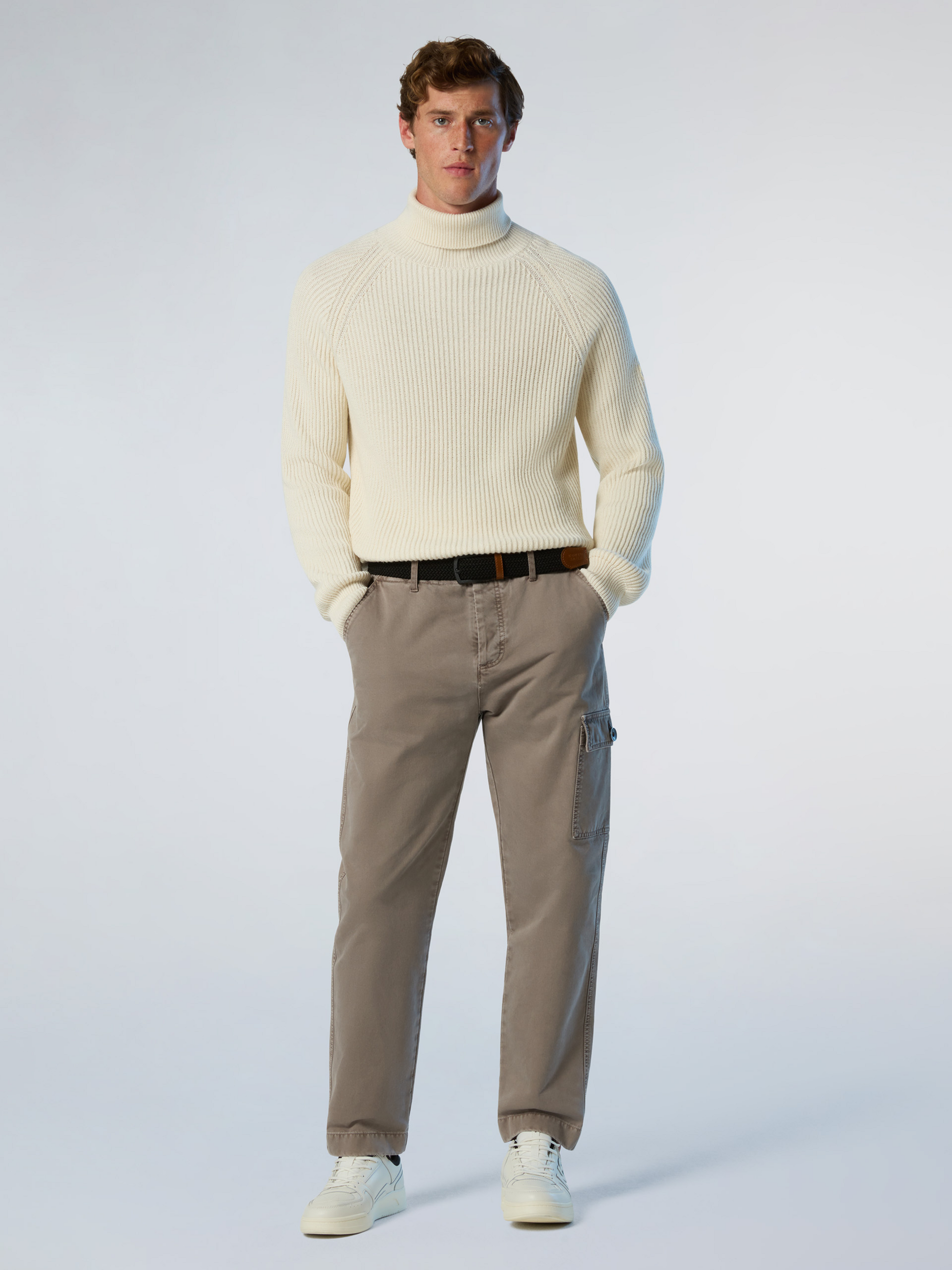 NORTH SAILS, North Sails Sweater Fisherman&#39;s Rib Turtle-neck