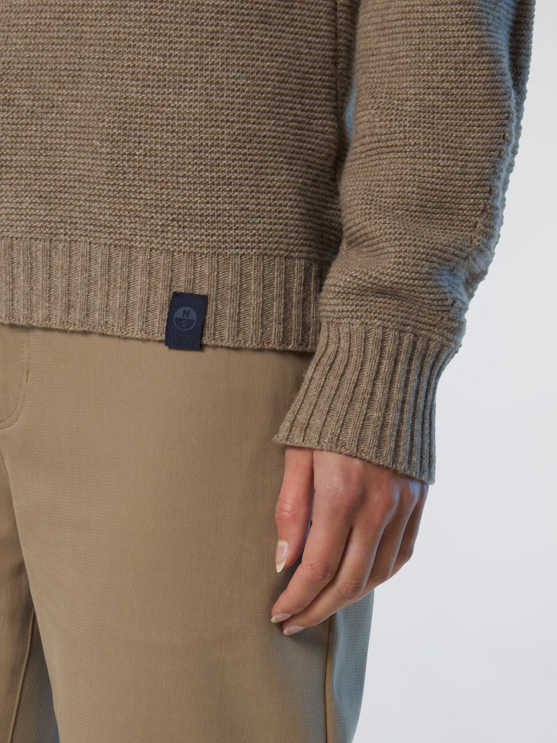 NORTH SAILS, North Sails Sweater Mock-neck Saddle Shoulder