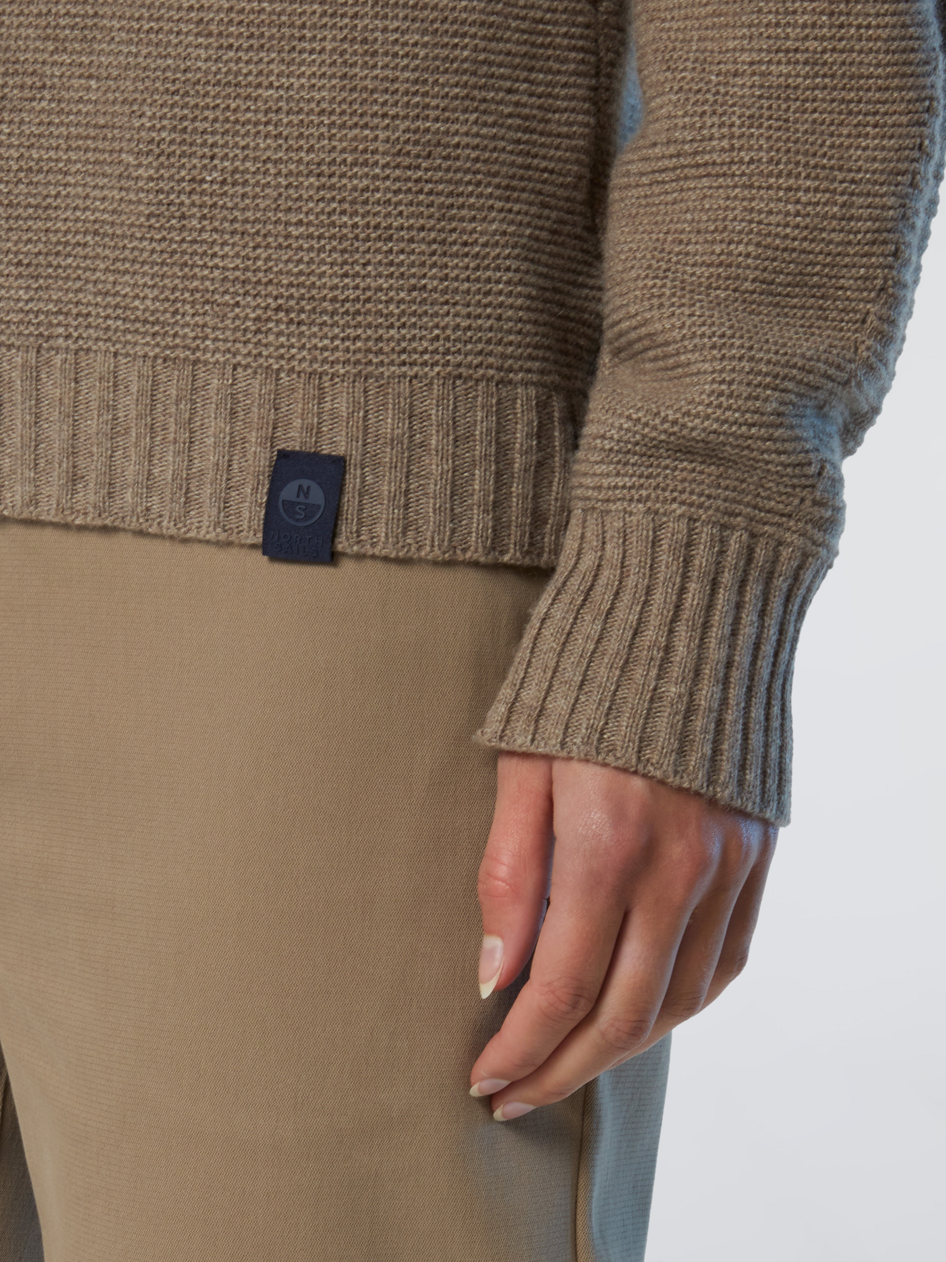 NORTH SAILS, North Sails Sweater Mock-neck Saddle Shoulder