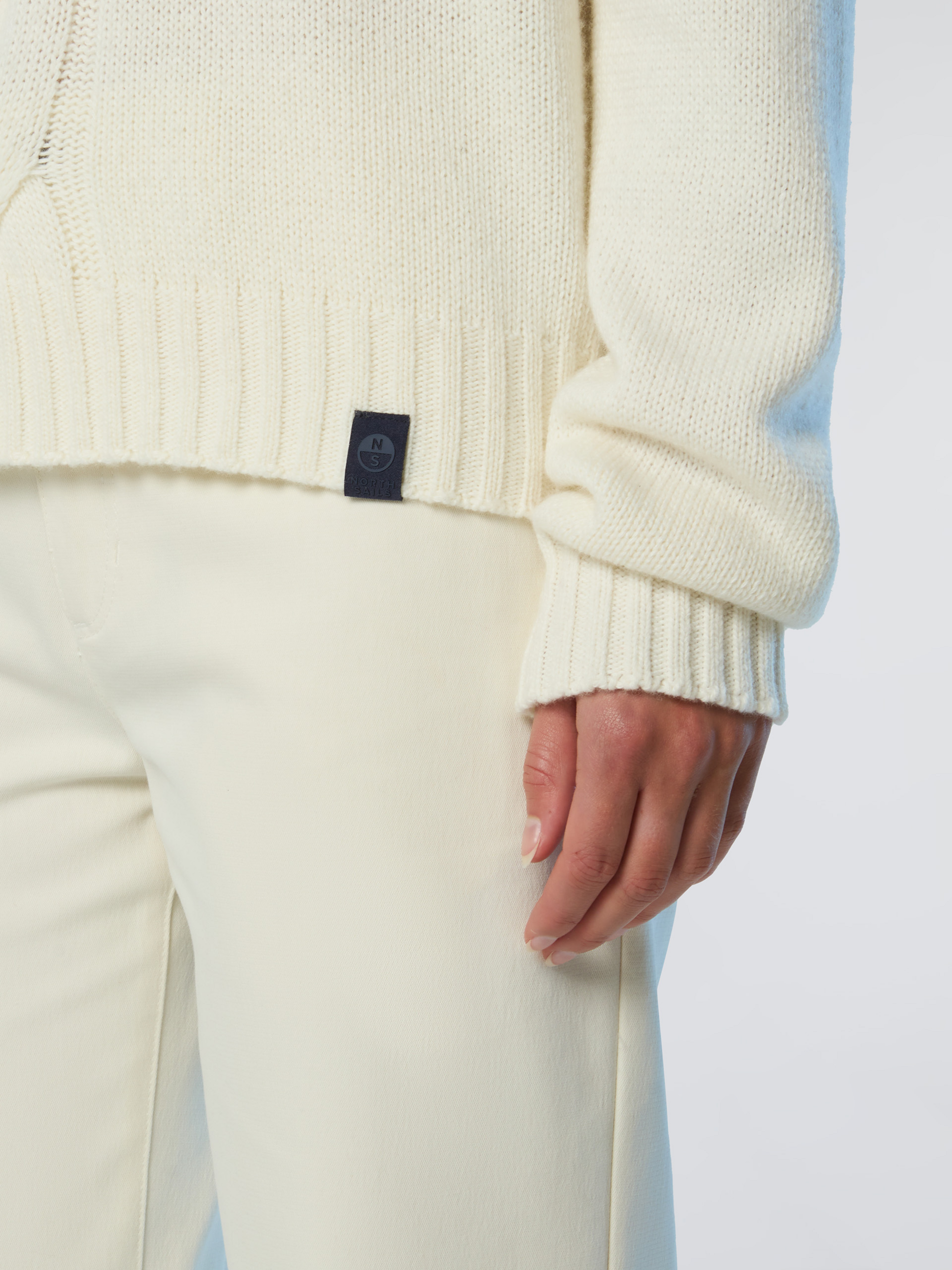 NORTH SAILS, North Sails Sweater Mock-neck With Maxi Cable Knit