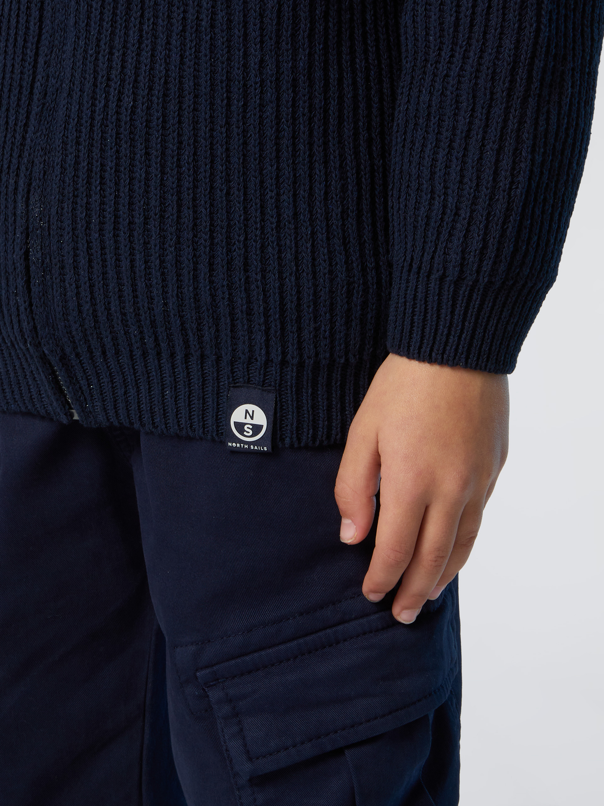 NORTH SAILS, North Sails Sweater Ribbed Zip-through