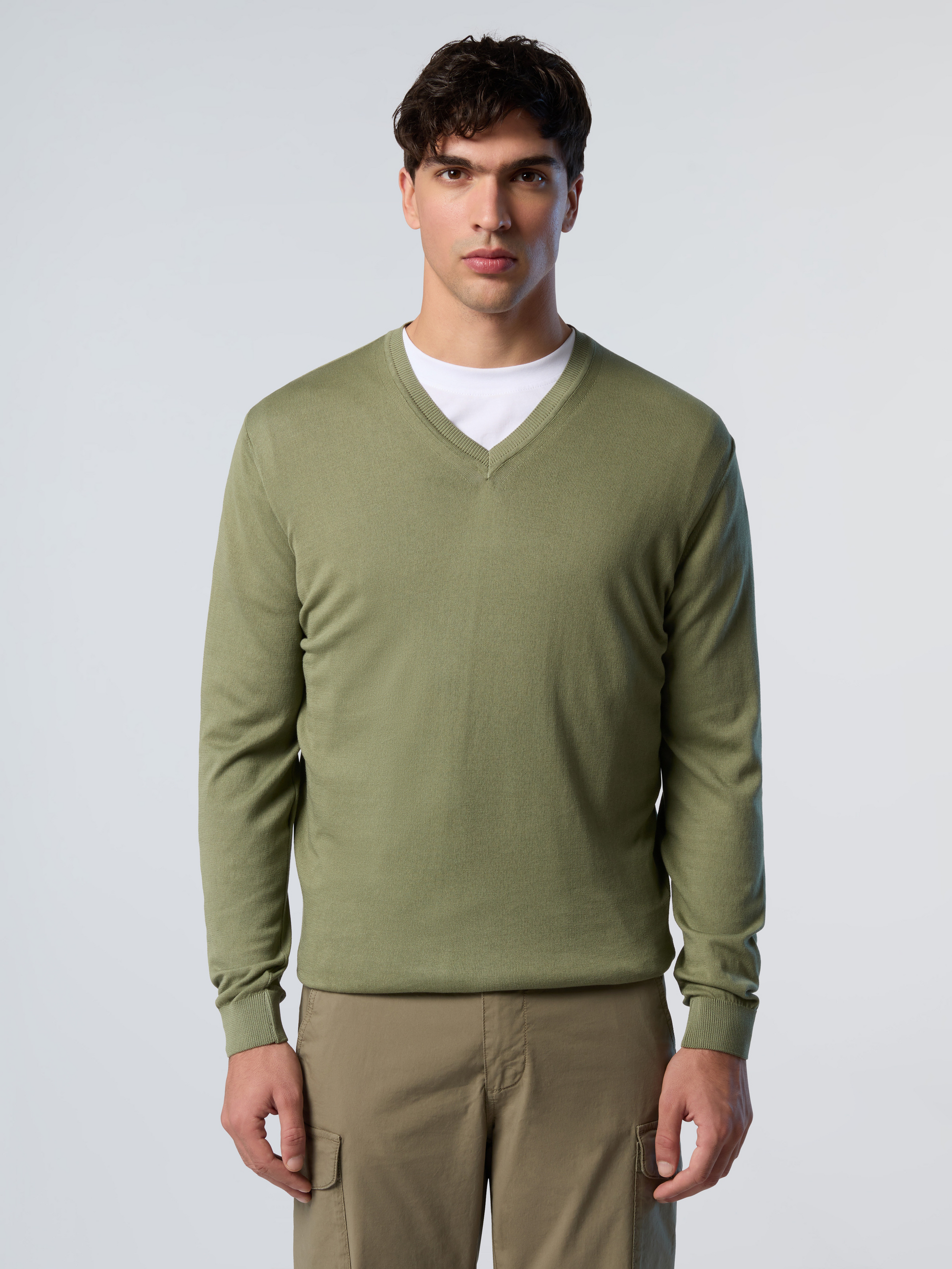 NORTH SAILS, North Sails Sweater V-neck With Logo Label