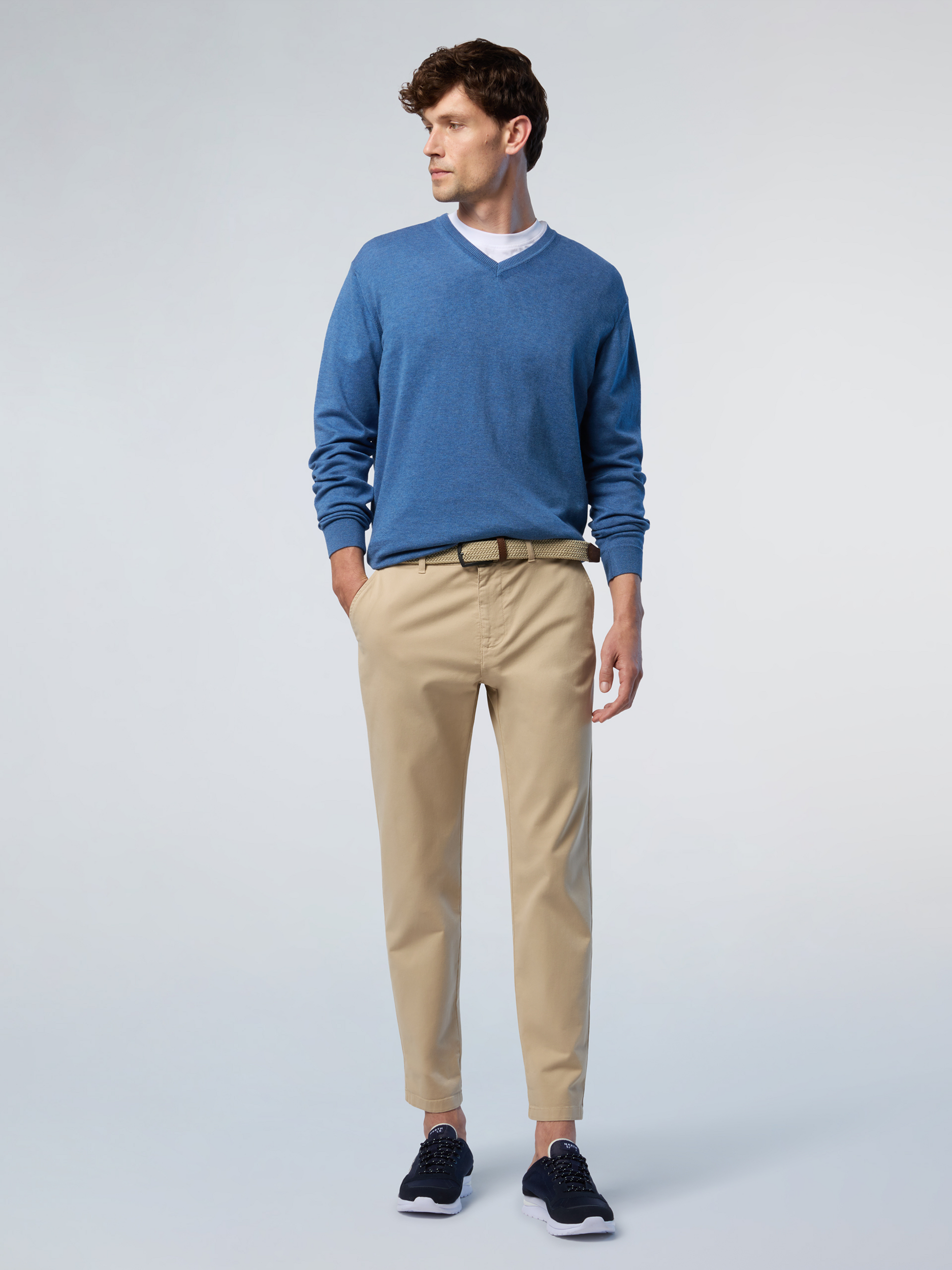 NORTH SAILS, North Sails Sweater V-neck With Logo Label