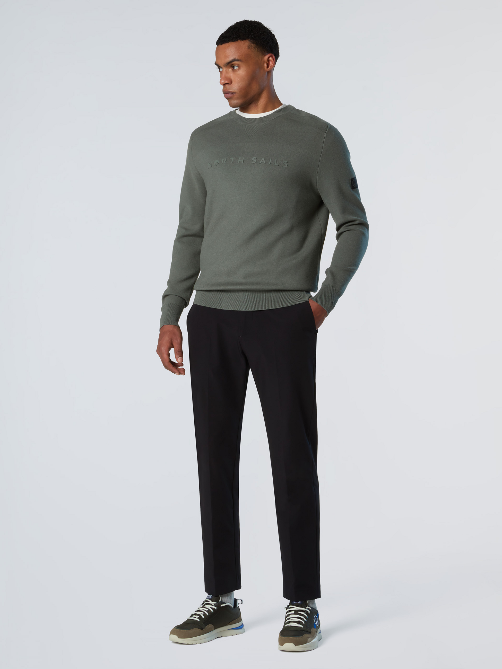 NORTH SAILS, North Sails Sweater Viscose Fabric With 3d Lettering