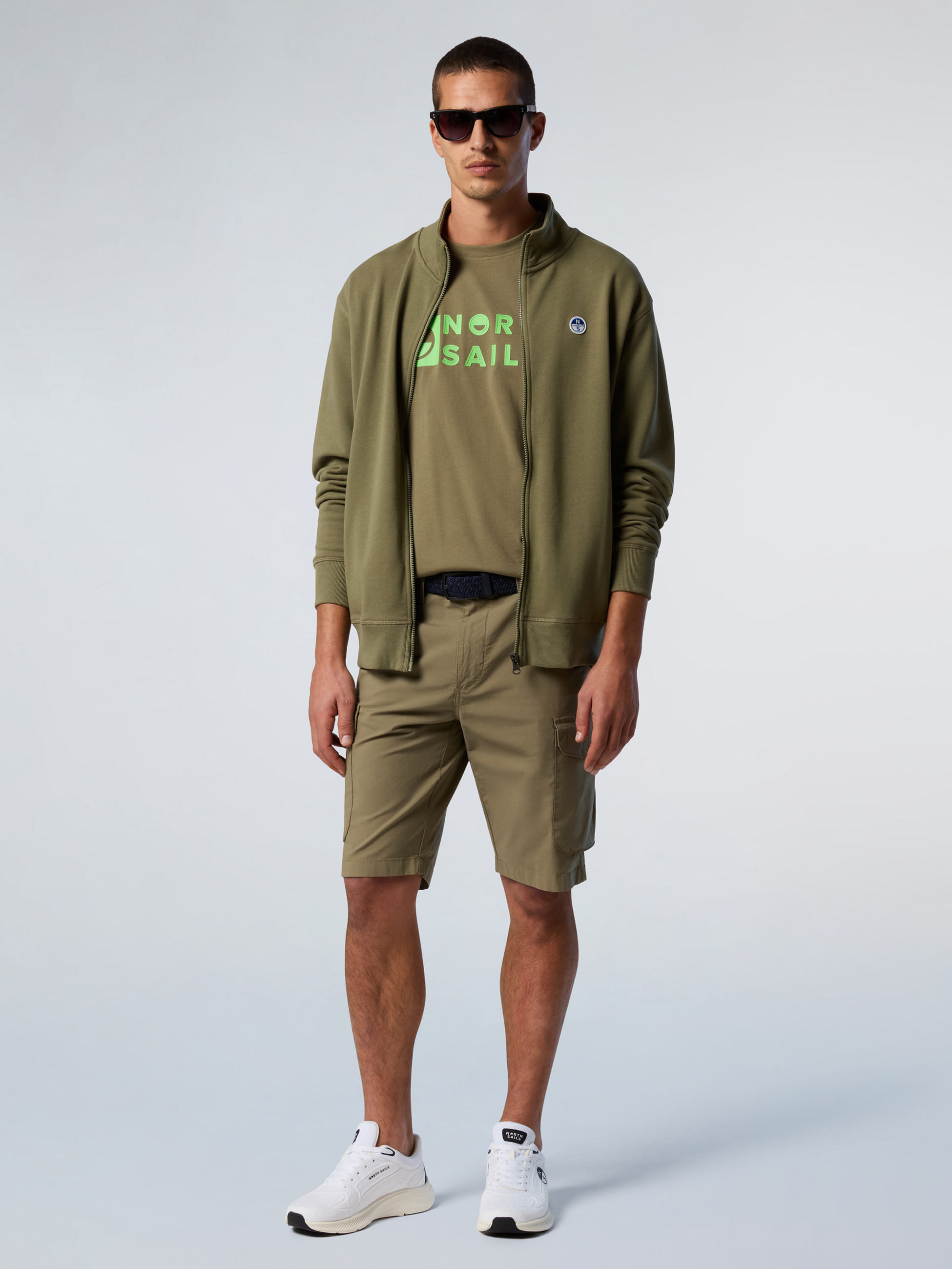 NORTH SAILS, North Sails Sweatshirt Full-zip With Logo Patch