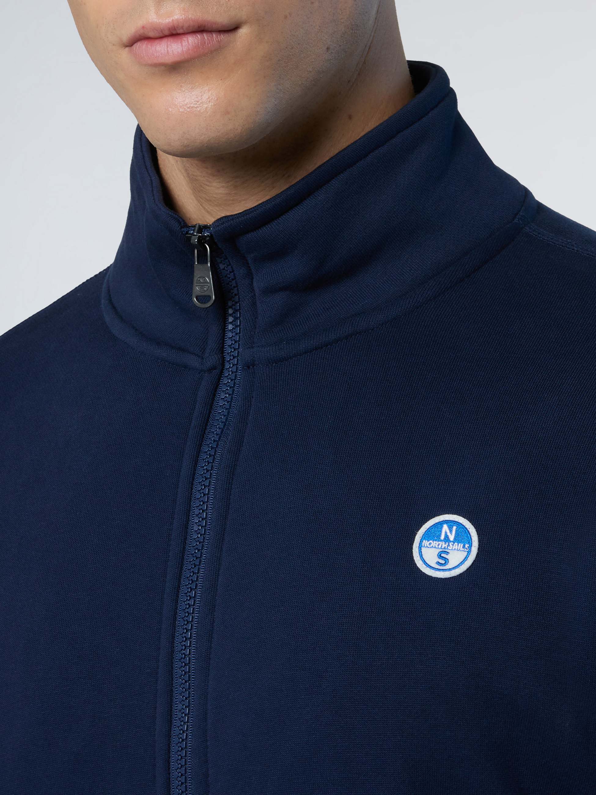 NORTH SAILS, North Sails Sweatshirt Full-zip With Logo Patch