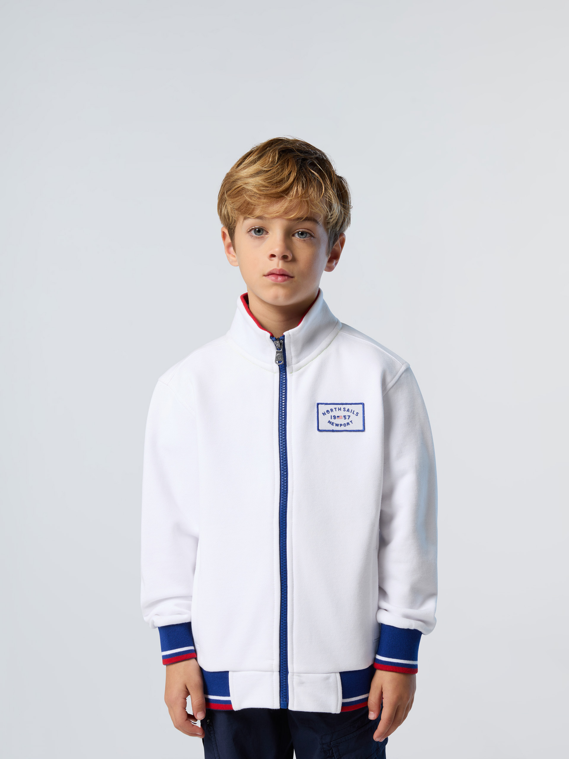 NORTH SAILS, North Sails Sweatshirt Full-zip With Newport Label