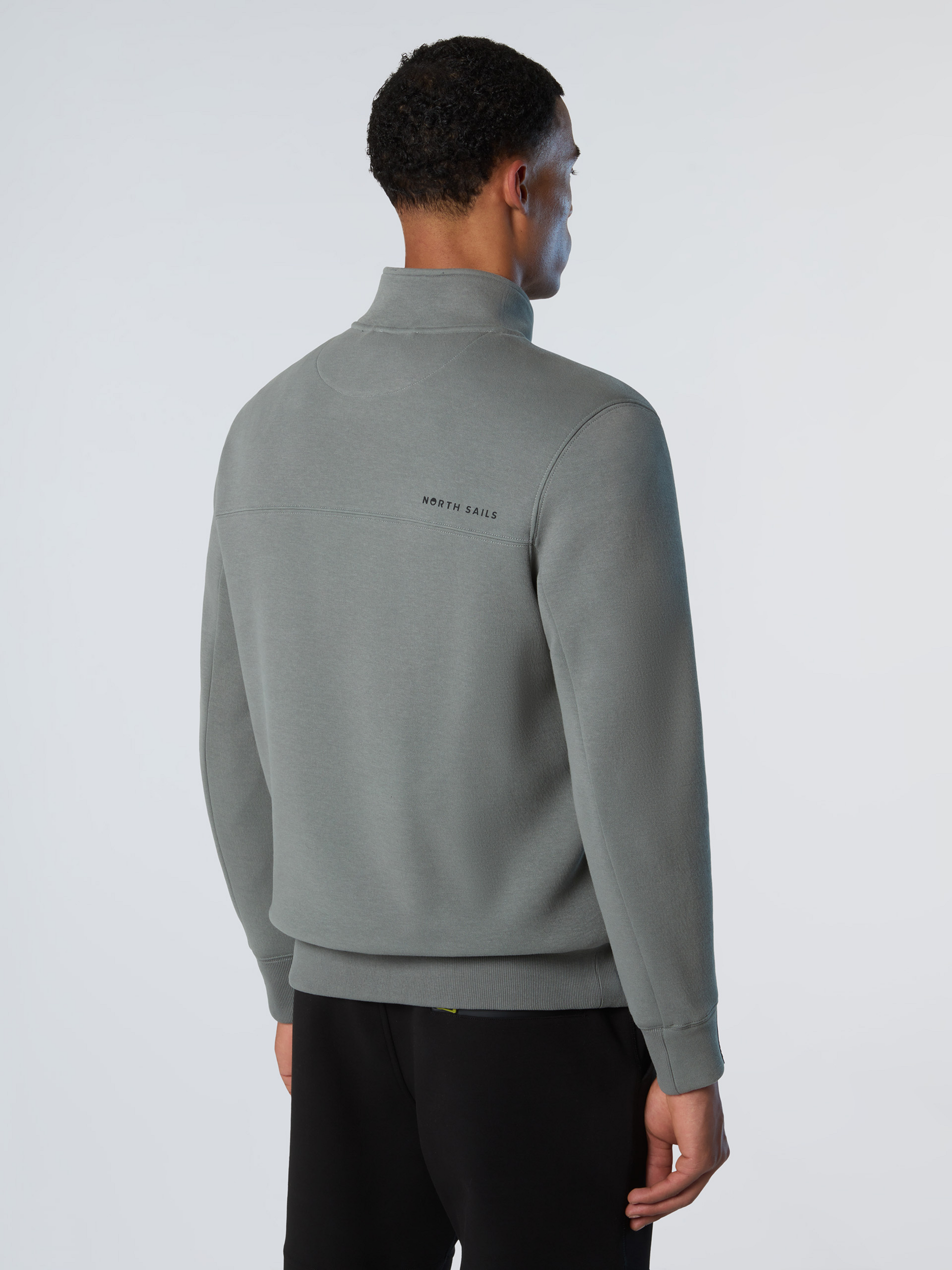 NORTH SAILS, North Sails Sweatshirt Piqué Scuba Fabric With Half-zip