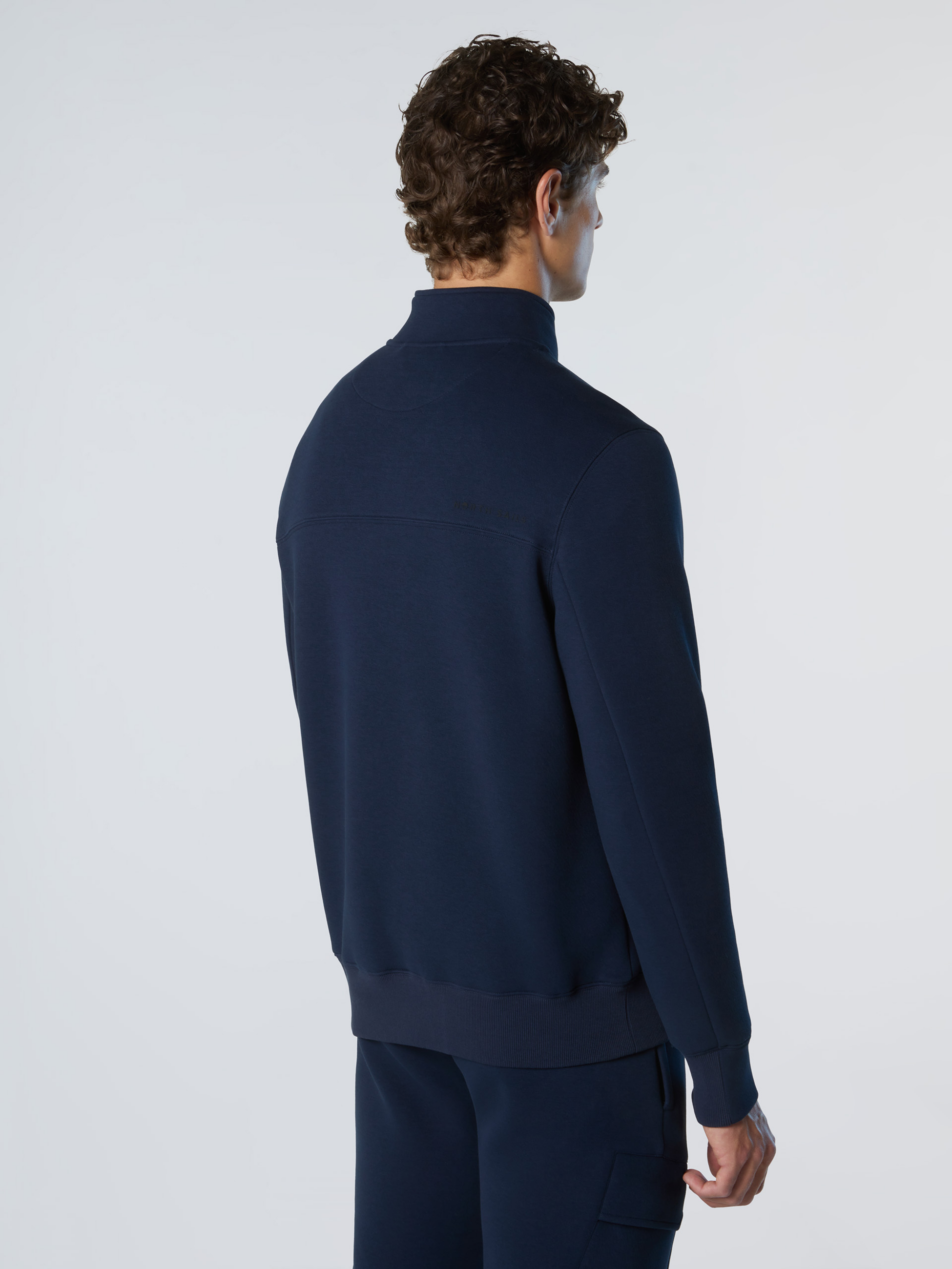 NORTH SAILS, North Sails Sweatshirt Piqué Scuba Fabric With Half-zip