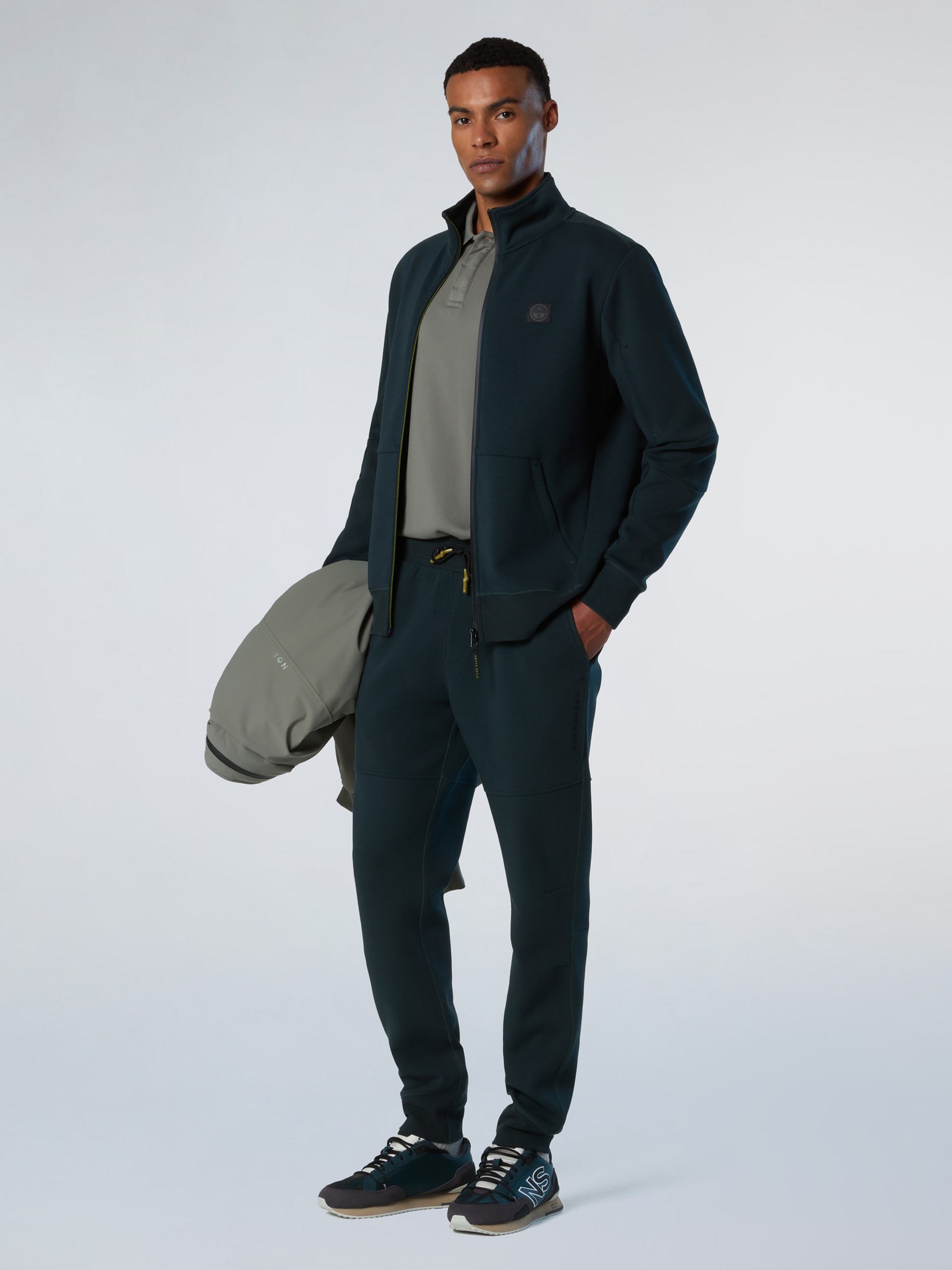 NORTH SAILS, North Sails Sweatshirt Scuba Fabric With Full-zip