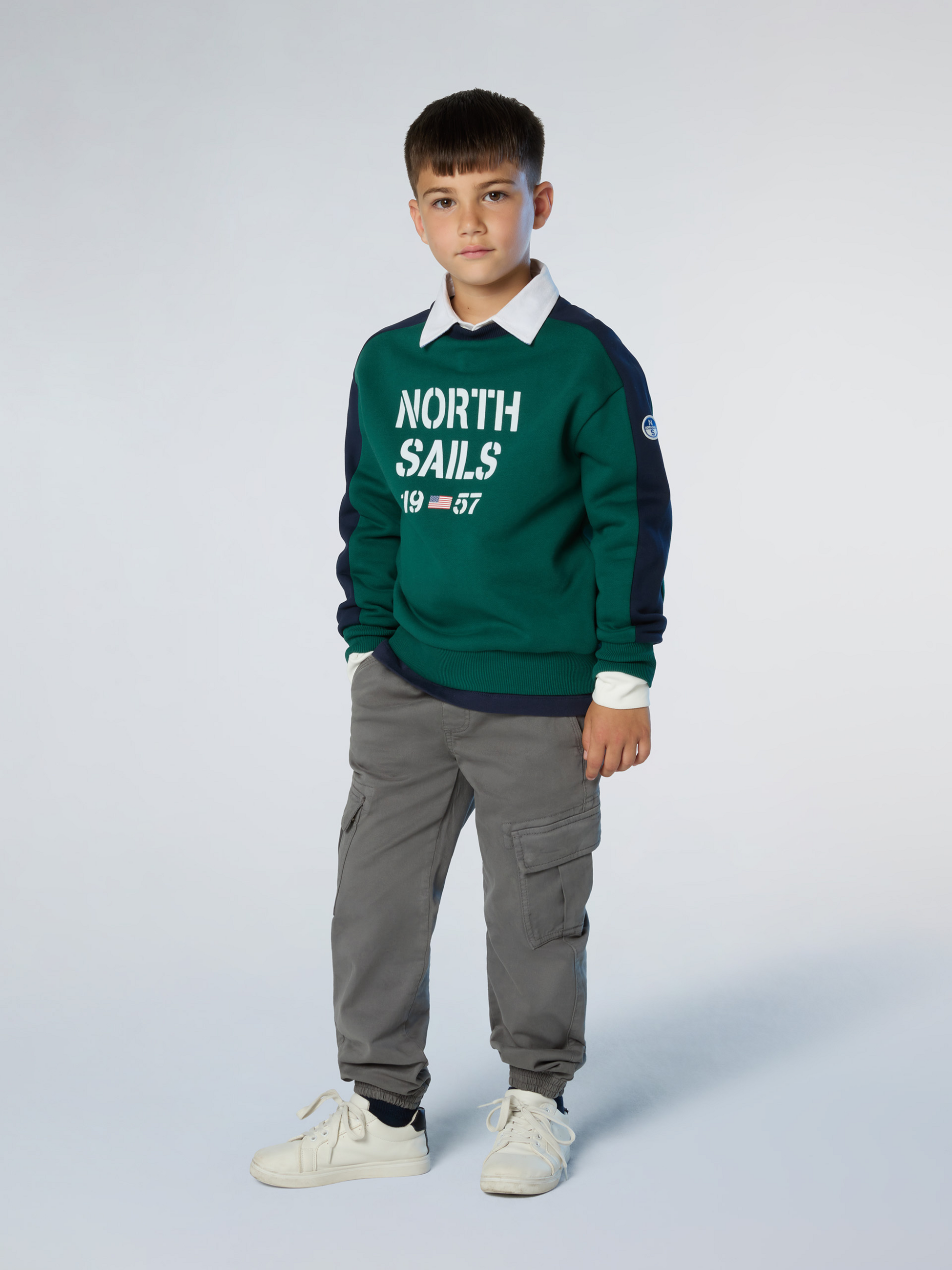 NORTH SAILS, North Sails Sweatshirt With Flock Print