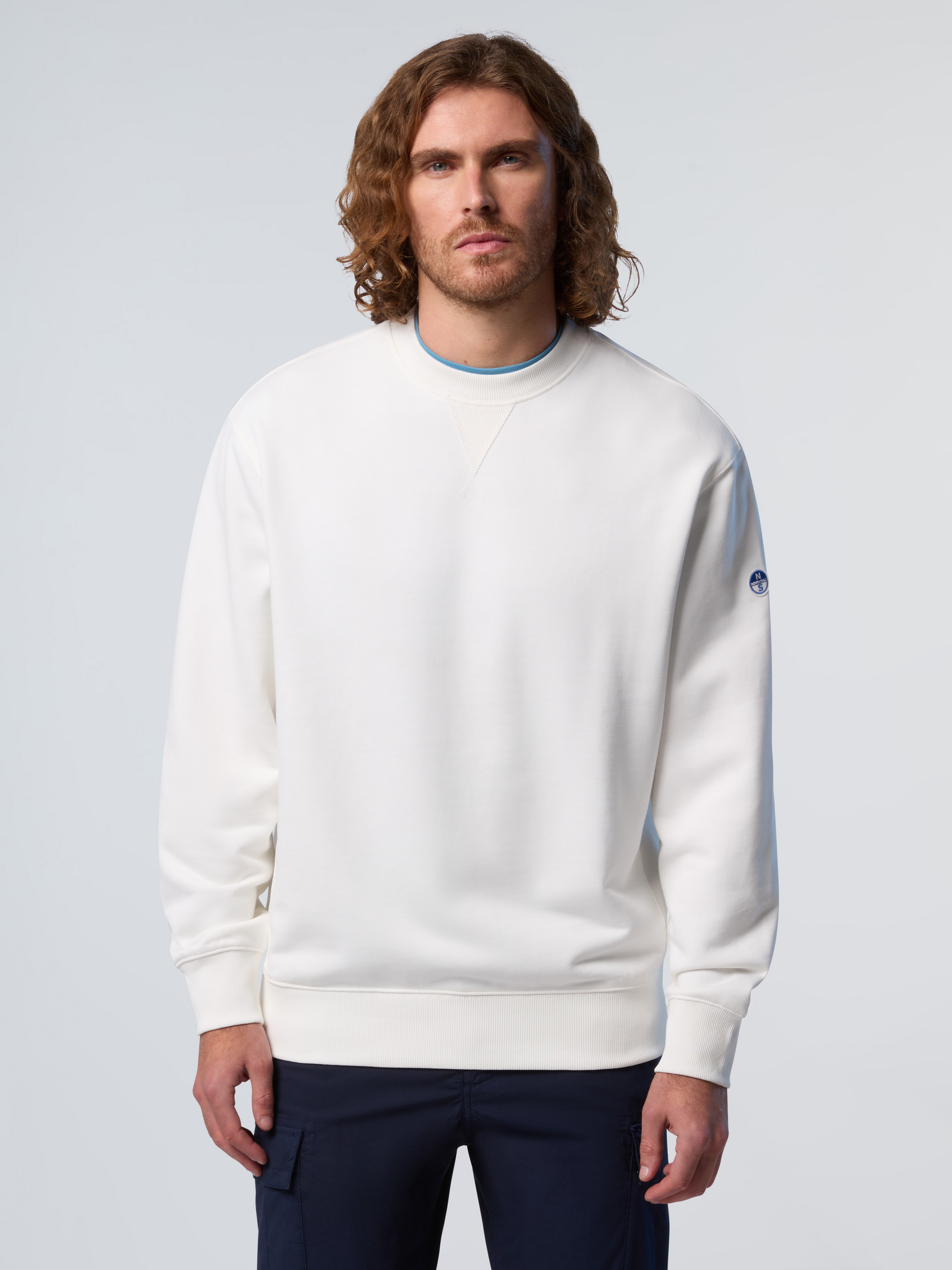 NORTH SAILS, North Sails Sweatshirt With Side Ribbing