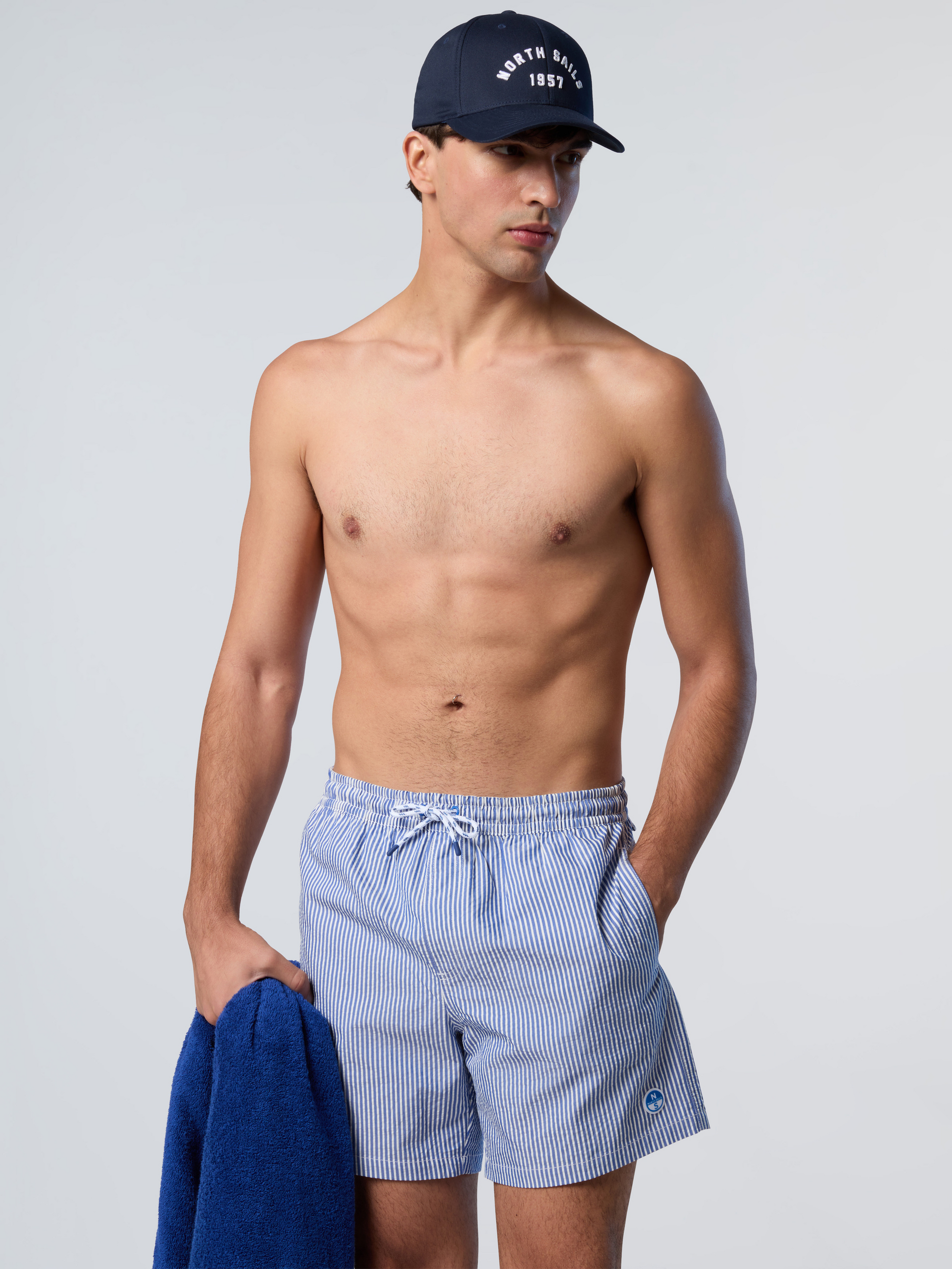 NORTH SAILS, North Sails Swim Shorts Striped Seersucker