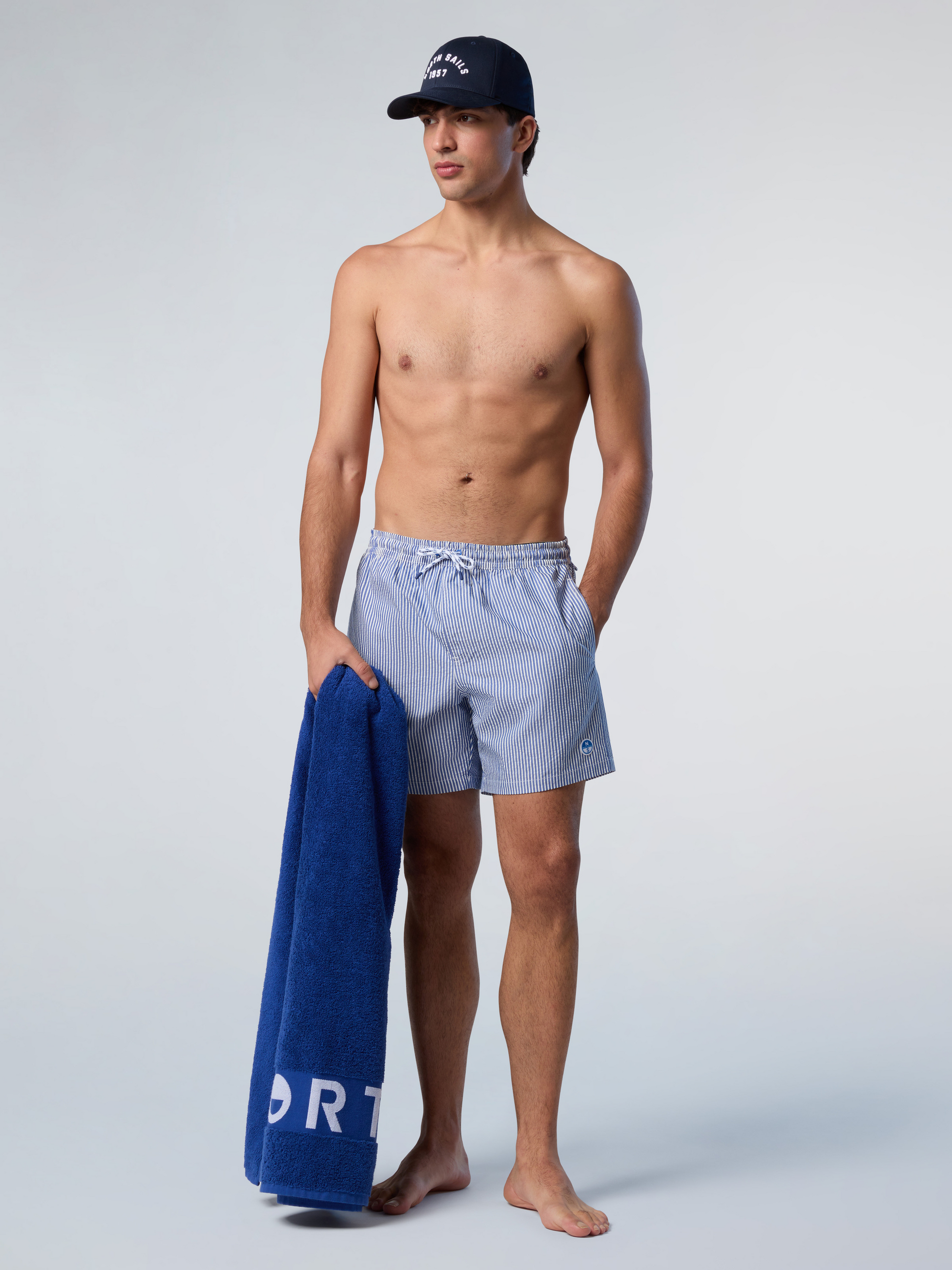 NORTH SAILS, North Sails Swim Shorts Striped Seersucker