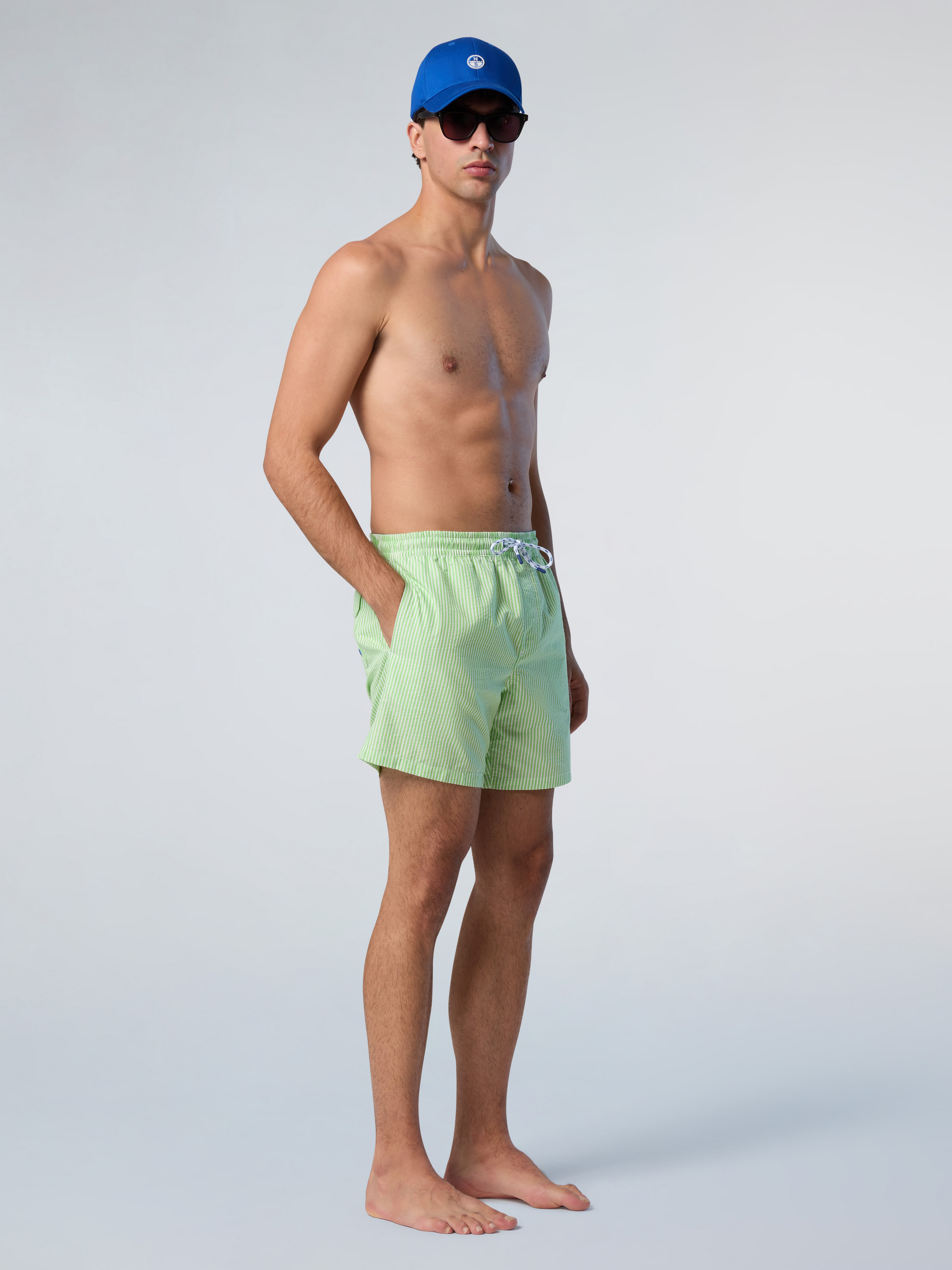 NORTH SAILS, North Sails Swim Shorts Striped Seersucker