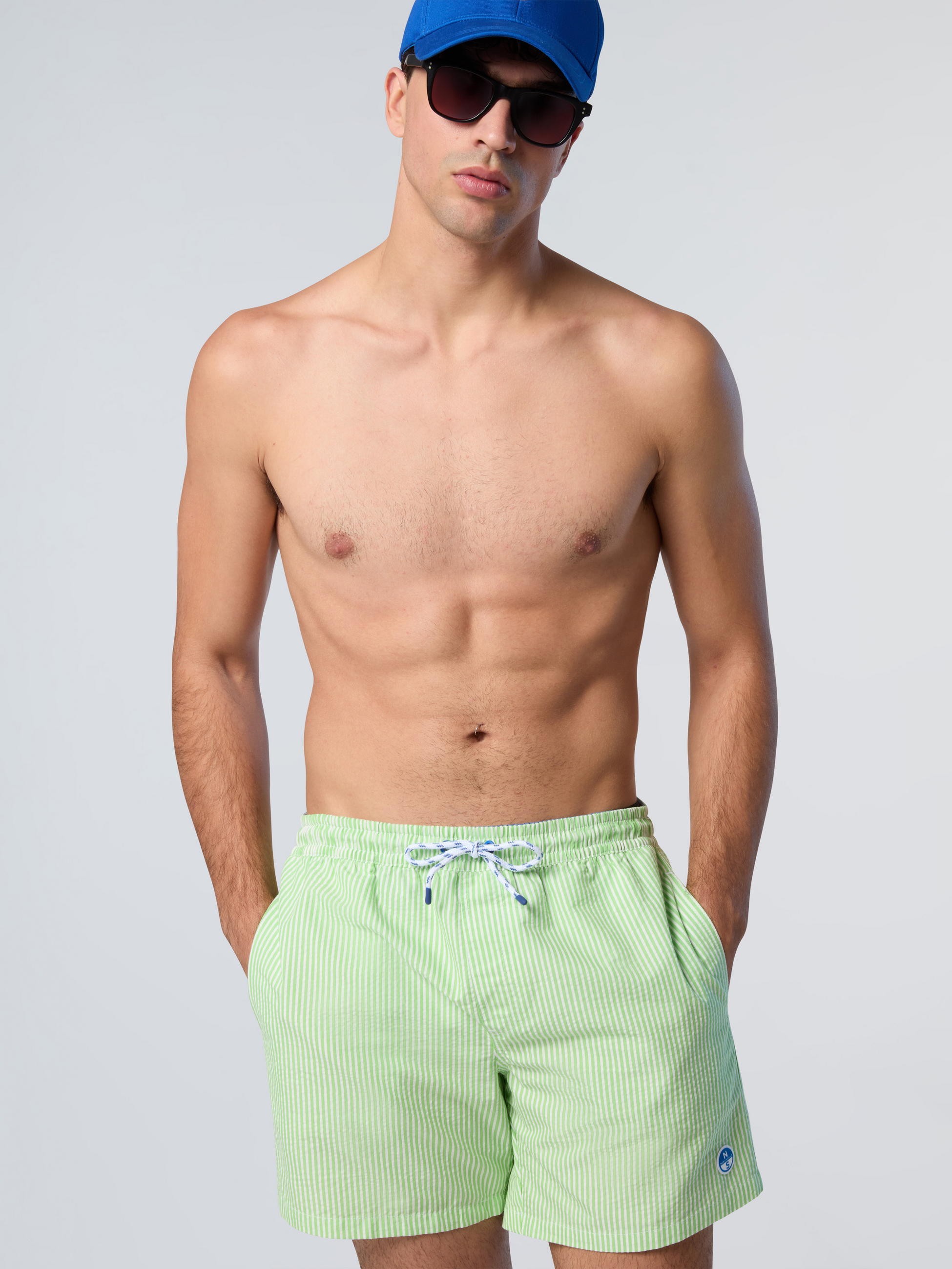 NORTH SAILS, North Sails Swim Shorts Striped Seersucker