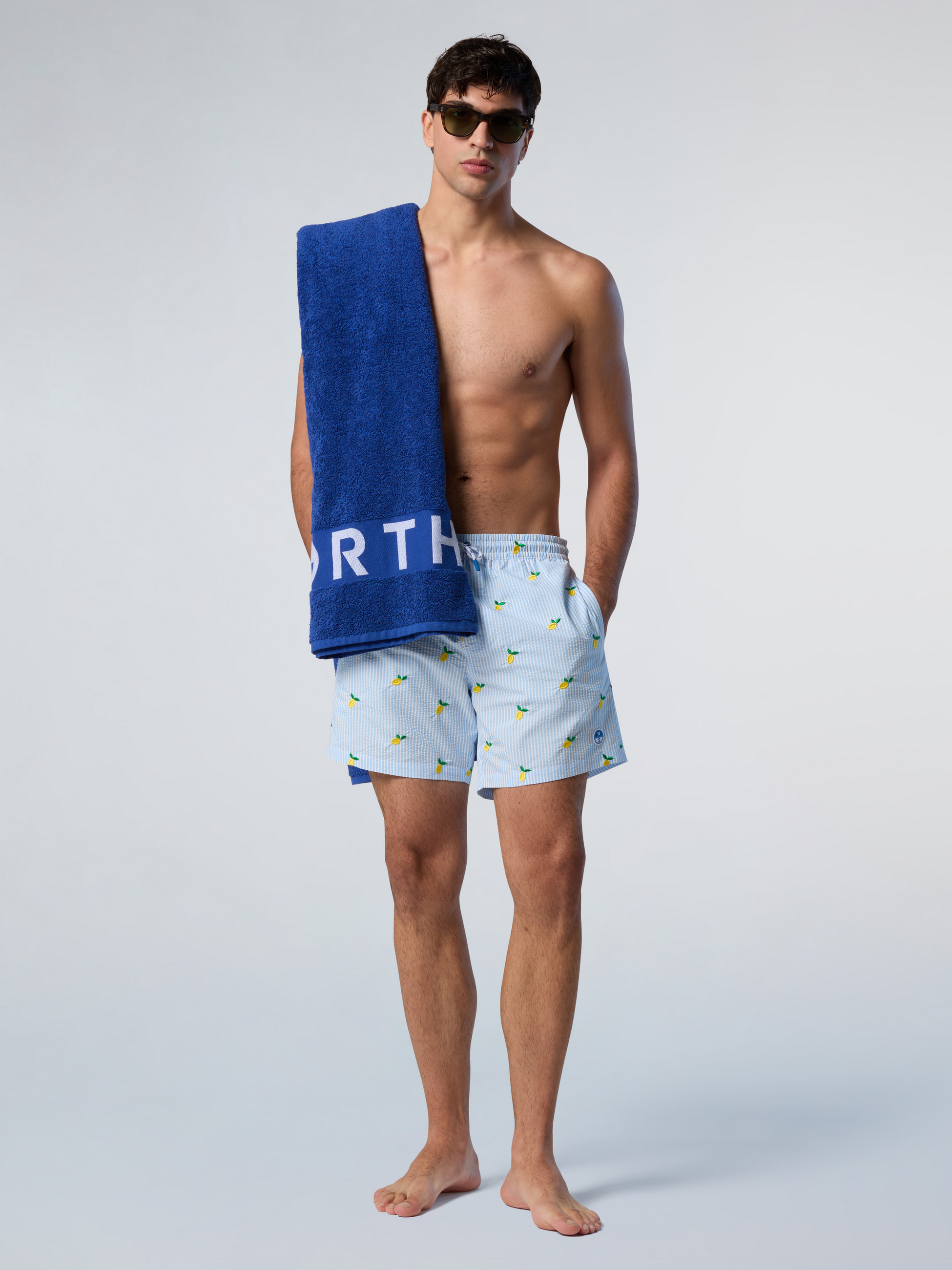 NORTH SAILS, North Sails Swim Shorts Striped Seersucker