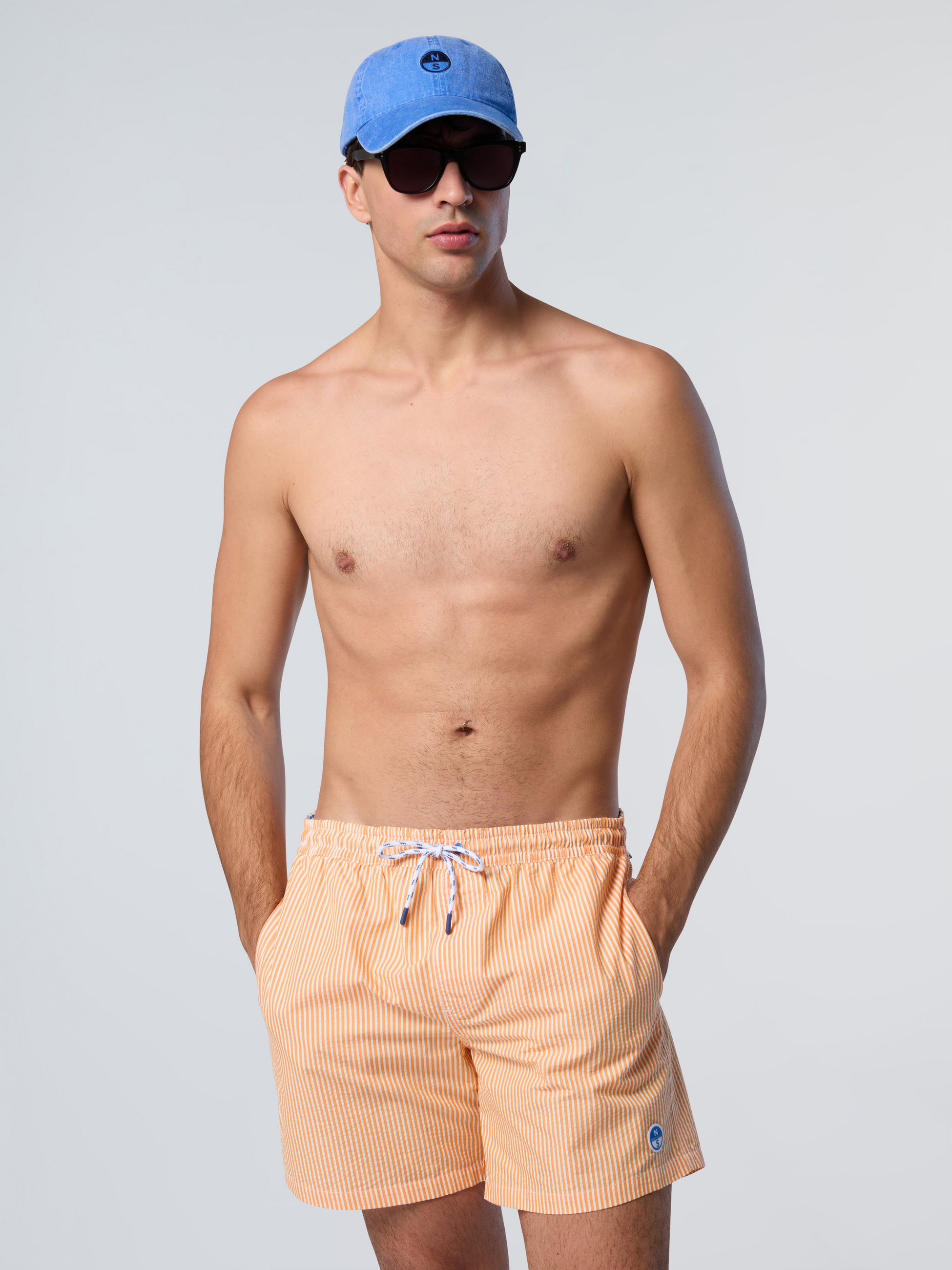 NORTH SAILS, North Sails Swim Shorts Striped Seersucker