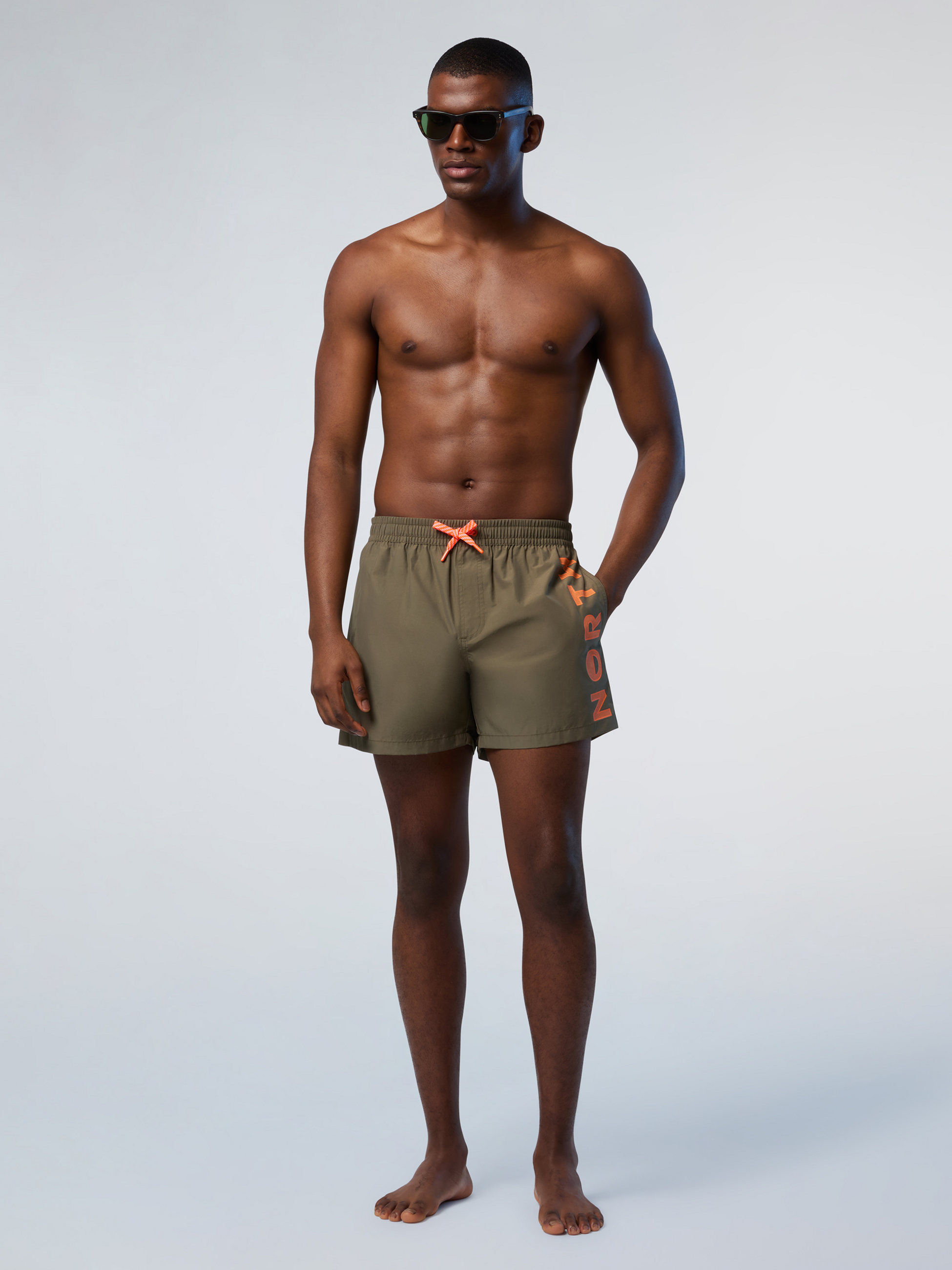 NORTH SAILS, North Sails Swim Shorts Vertical Print