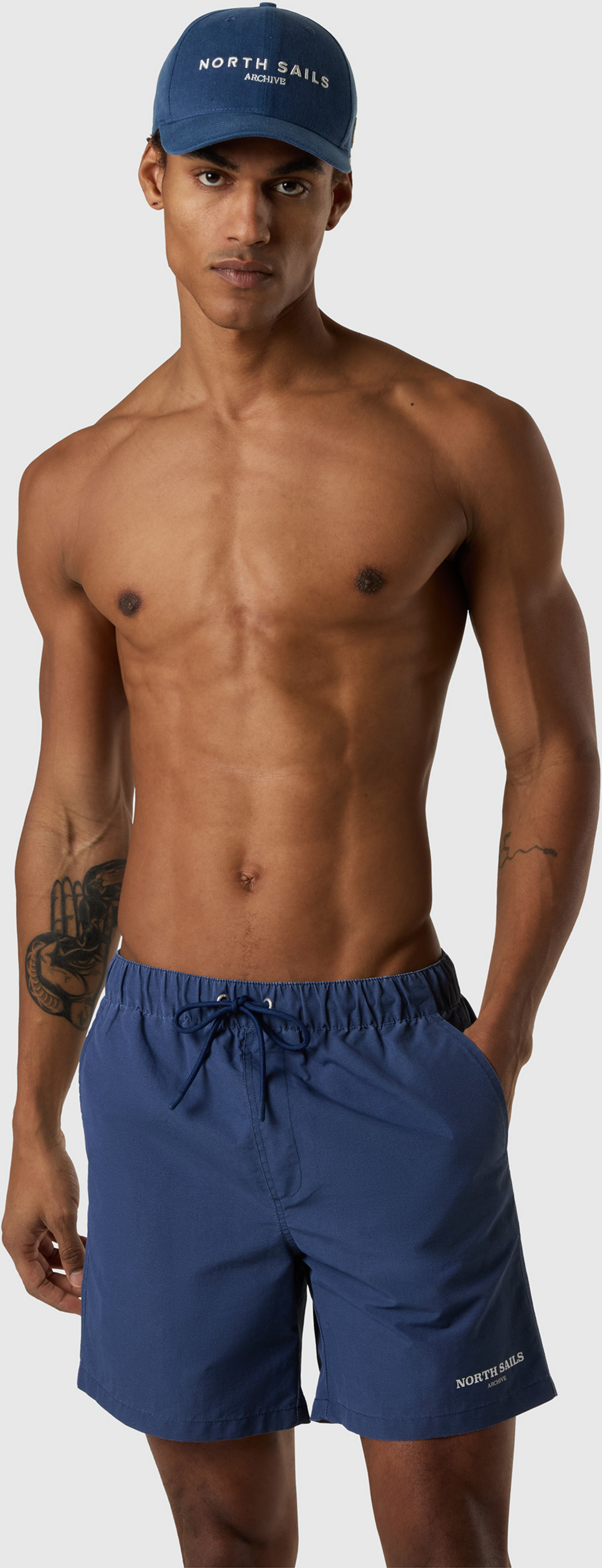 NORTH SAILS, North Sails Swim Shorts With Archive Print