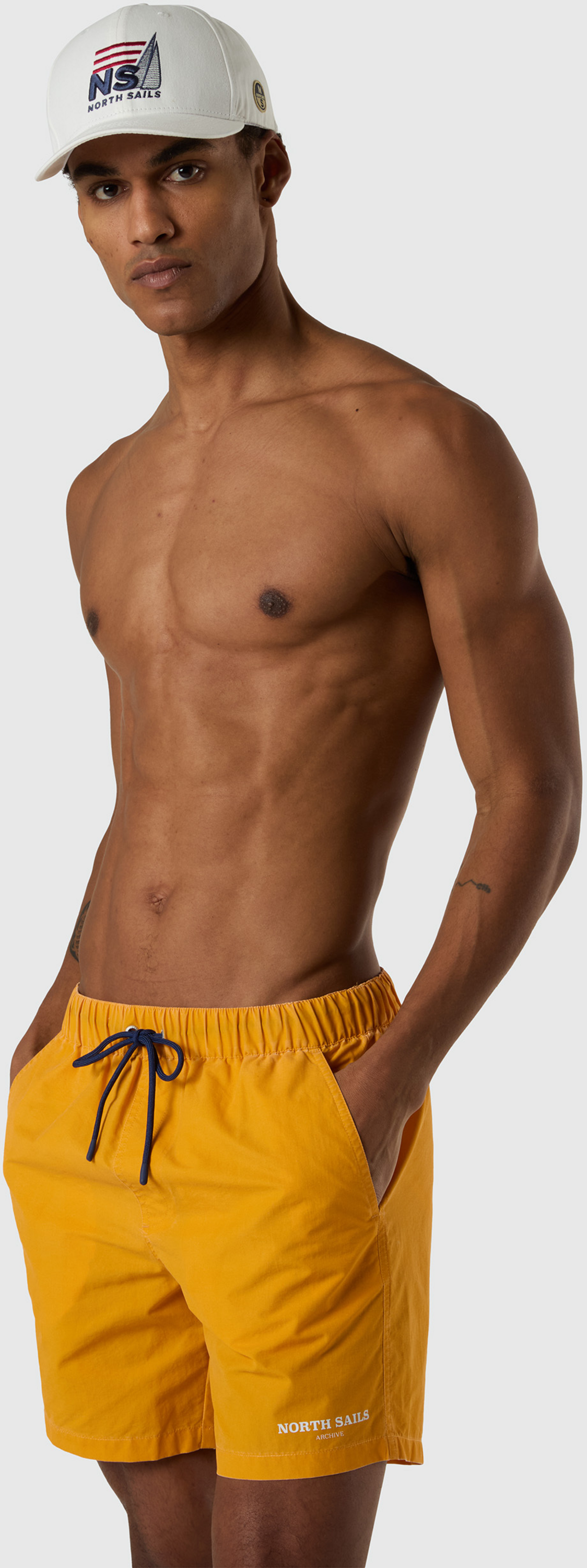 NORTH SAILS, North Sails Swim Shorts With Archive Print