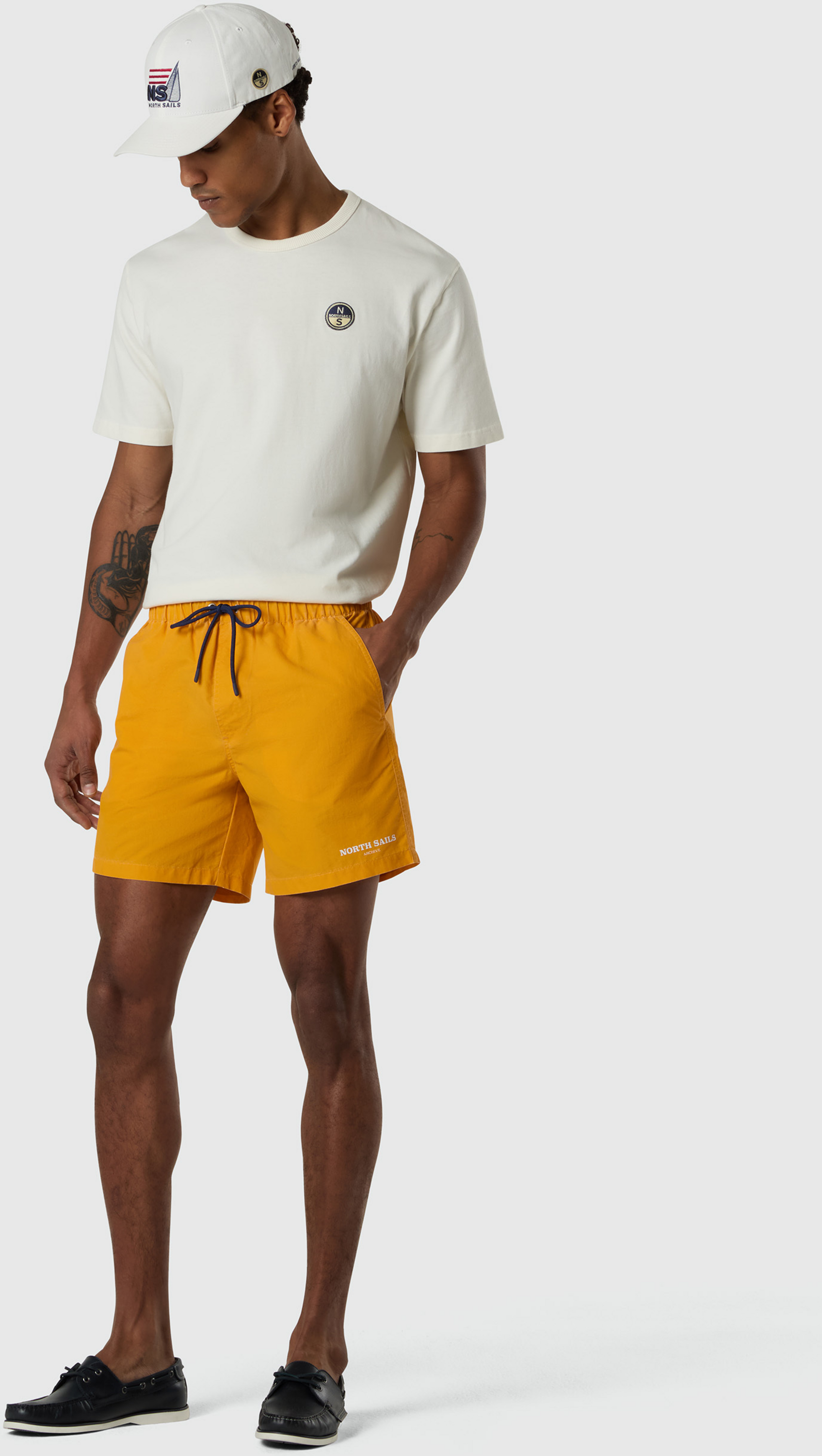 NORTH SAILS, North Sails Swim Shorts With Archive Print