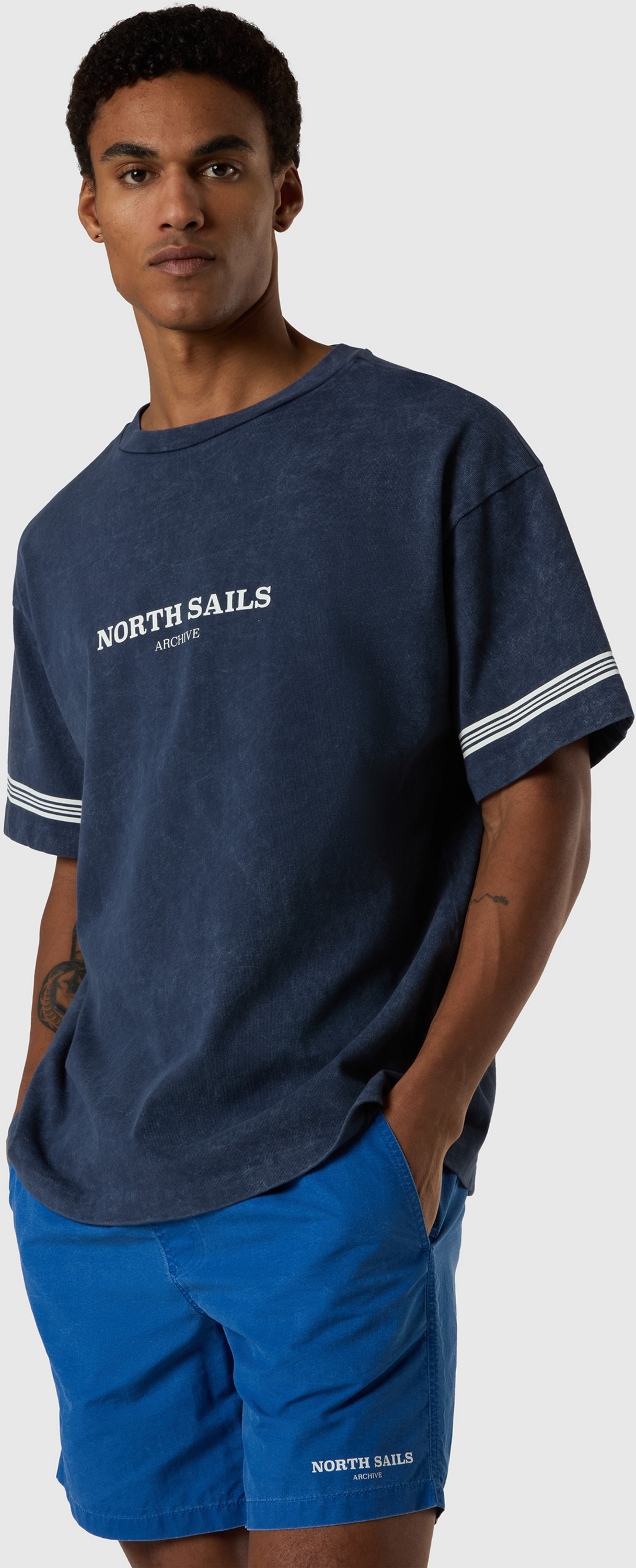 NORTH SAILS, North Sails Swim Shorts With Archive Print