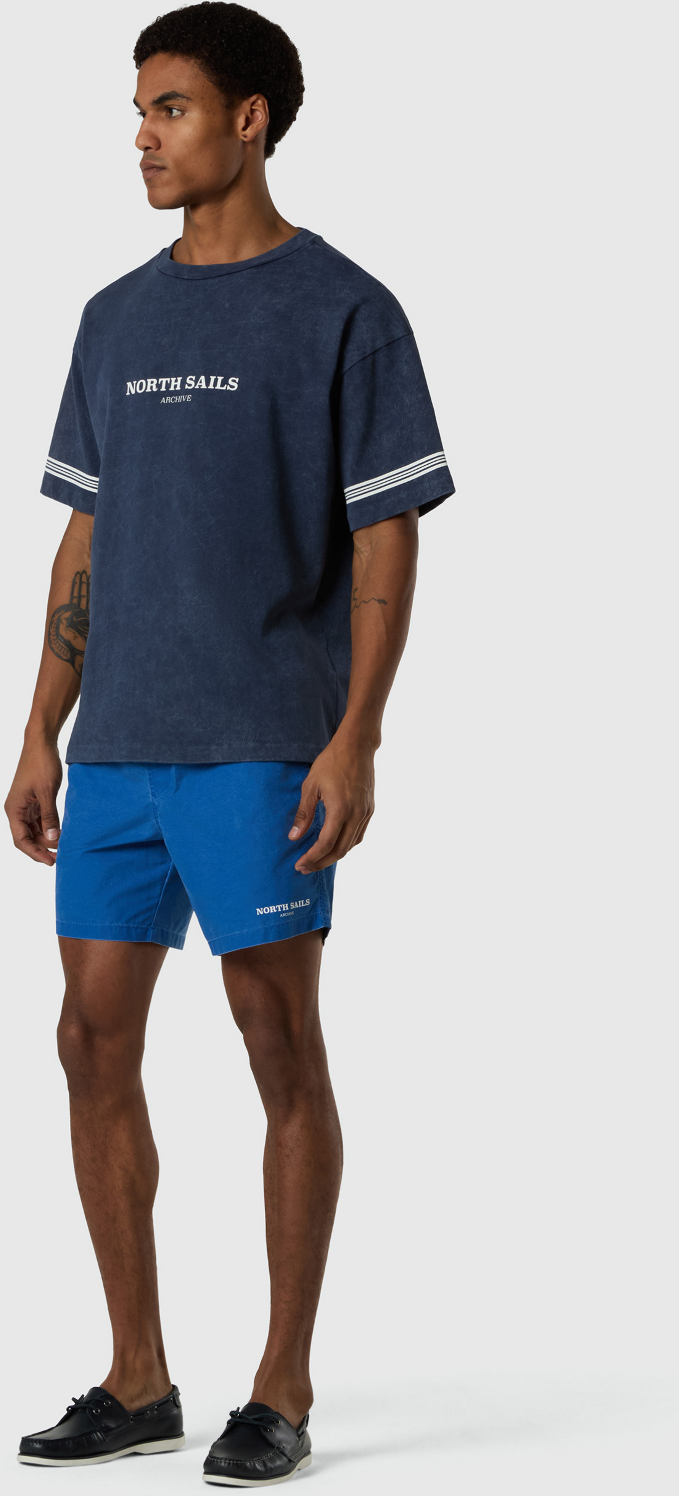 NORTH SAILS, North Sails Swim Shorts With Archive Print