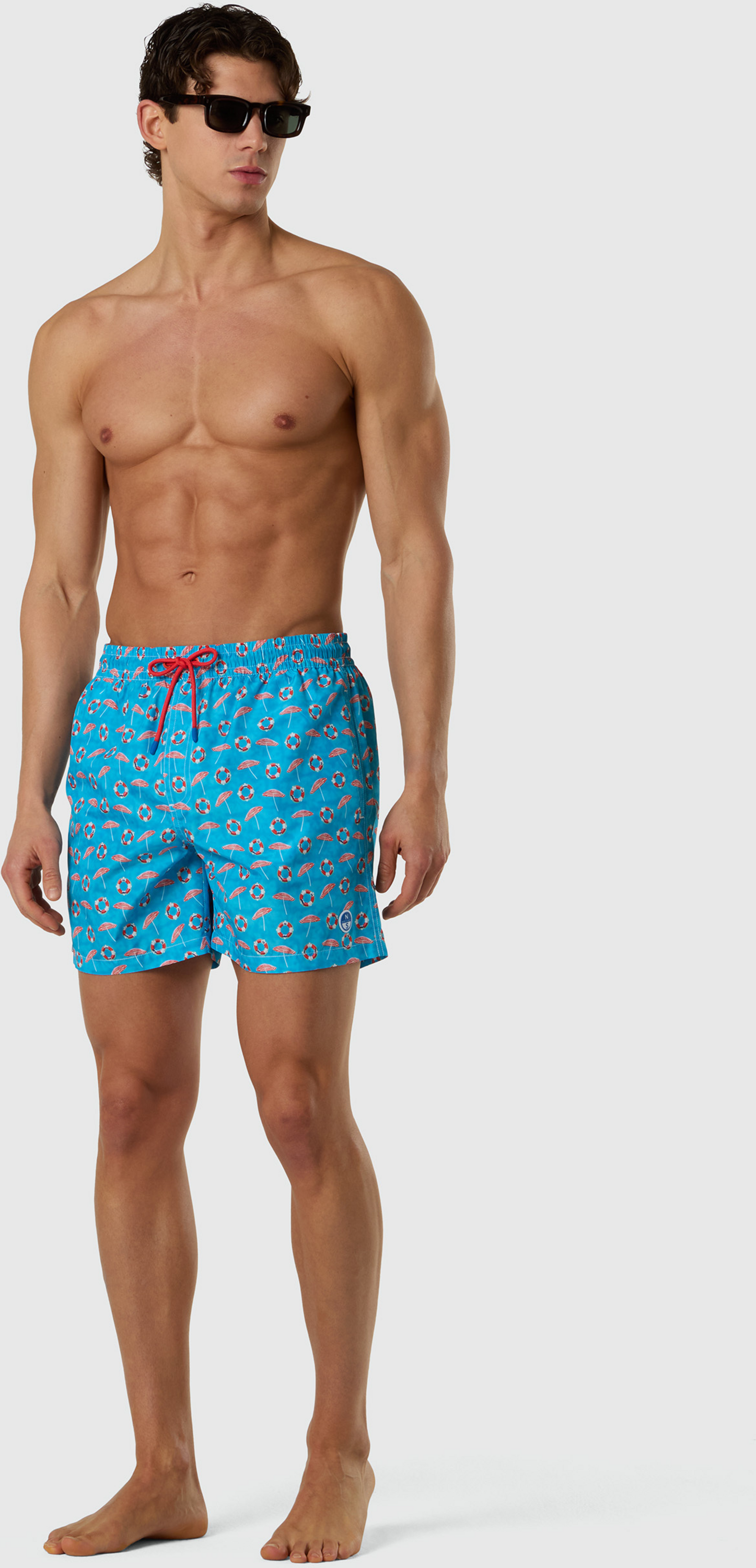 NORTH SAILS, North Sails Swim Shorts With Graphic Print