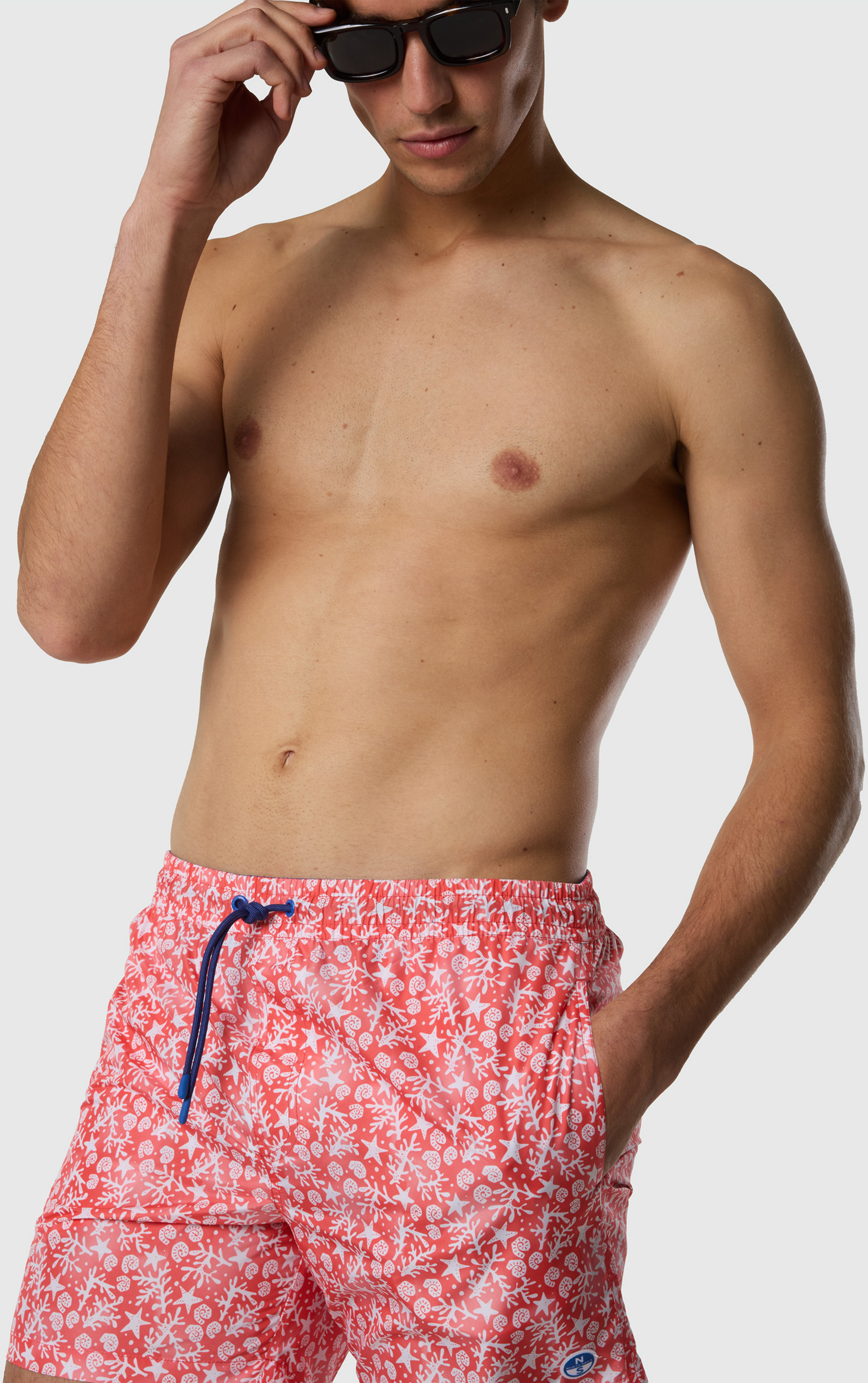 NORTH SAILS, North Sails Swim Shorts With Graphic Print