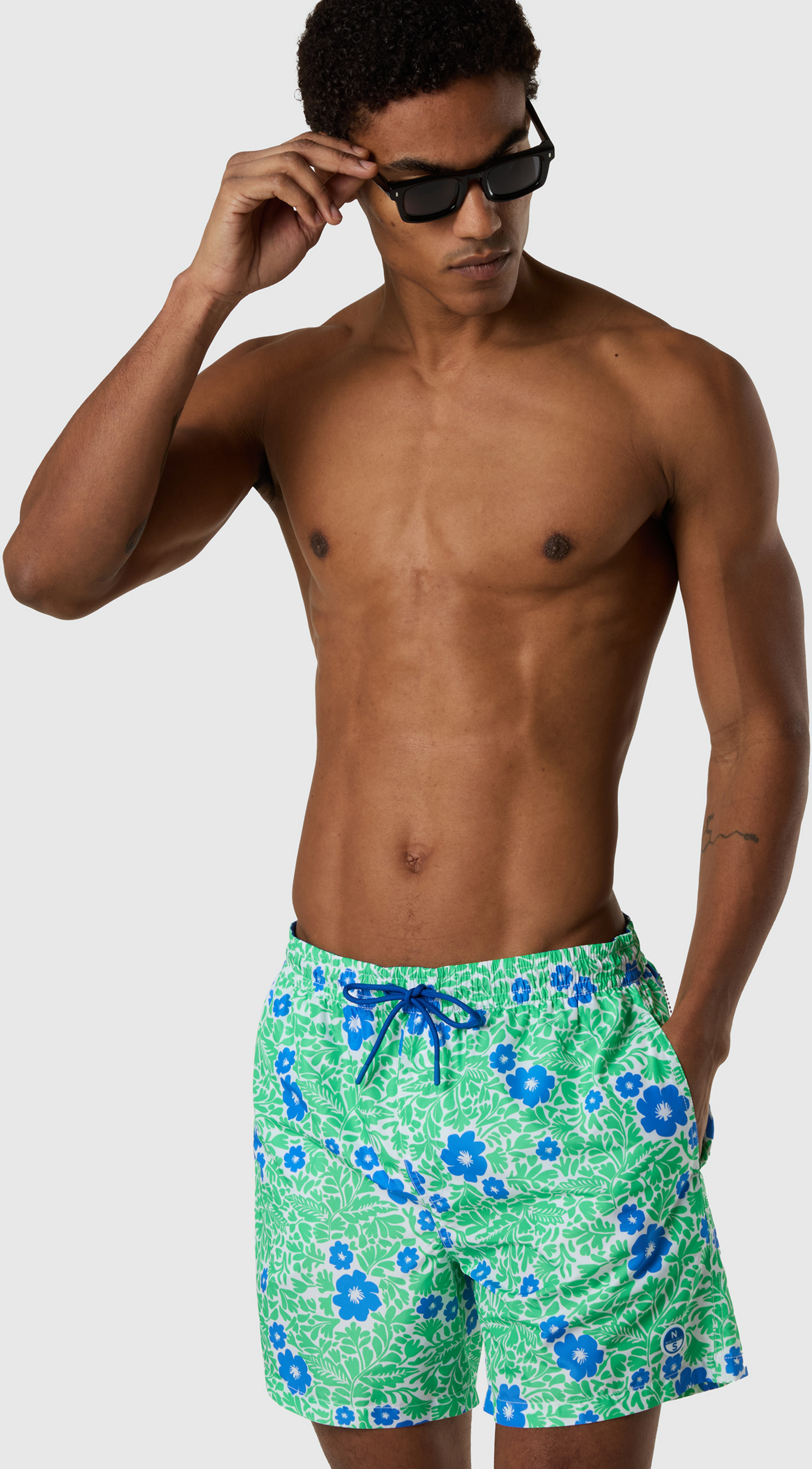 NORTH SAILS, North Sails Swim Shorts With Graphic Print