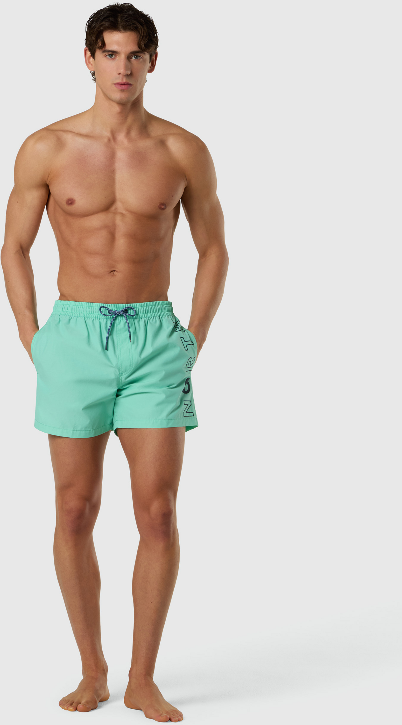 NORTH SAILS, North Sails Swim Shorts With Vertical Print