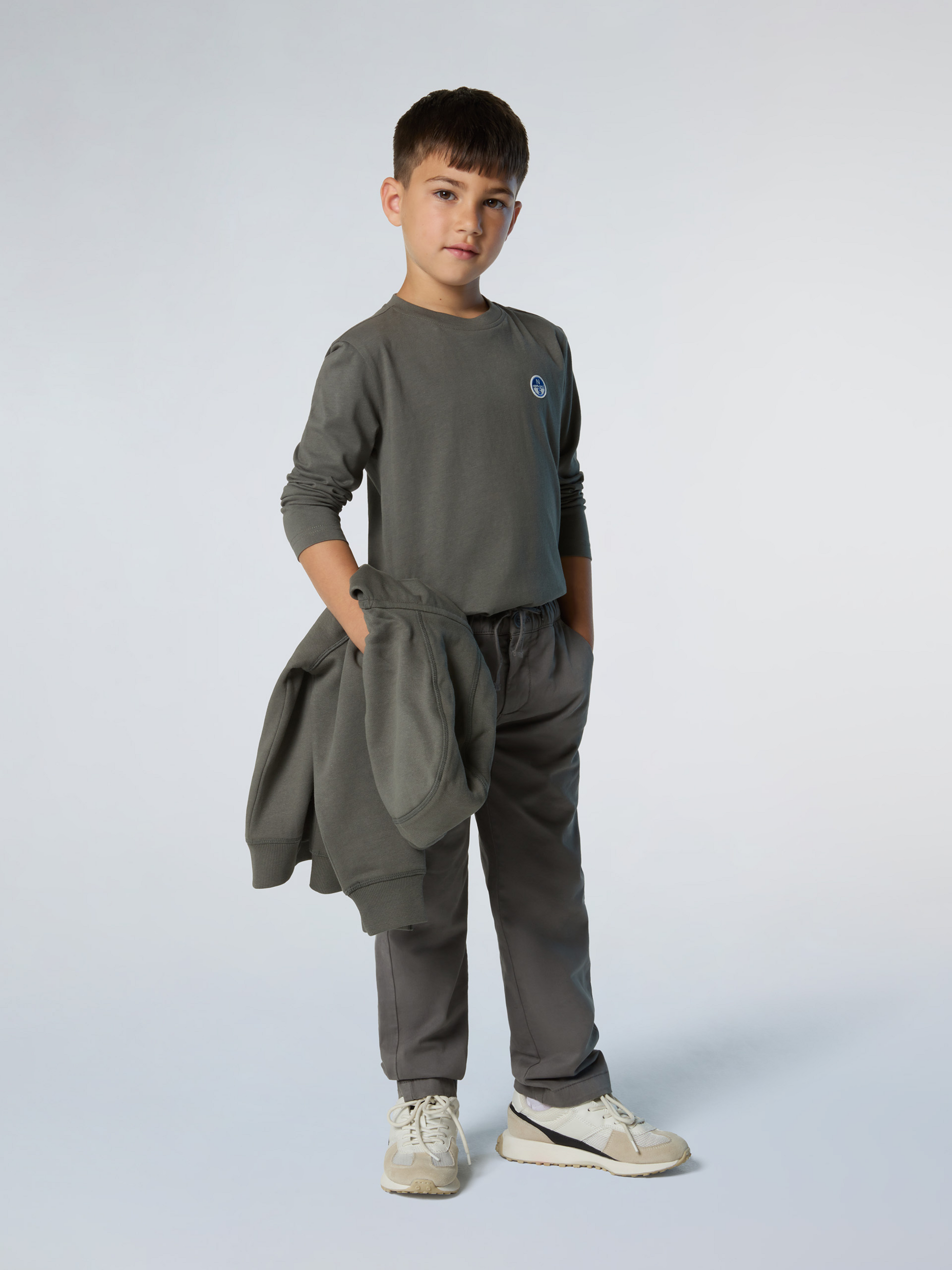 NORTH SAILS, North Sails T-shirt Long-sleeved With Logo Patch