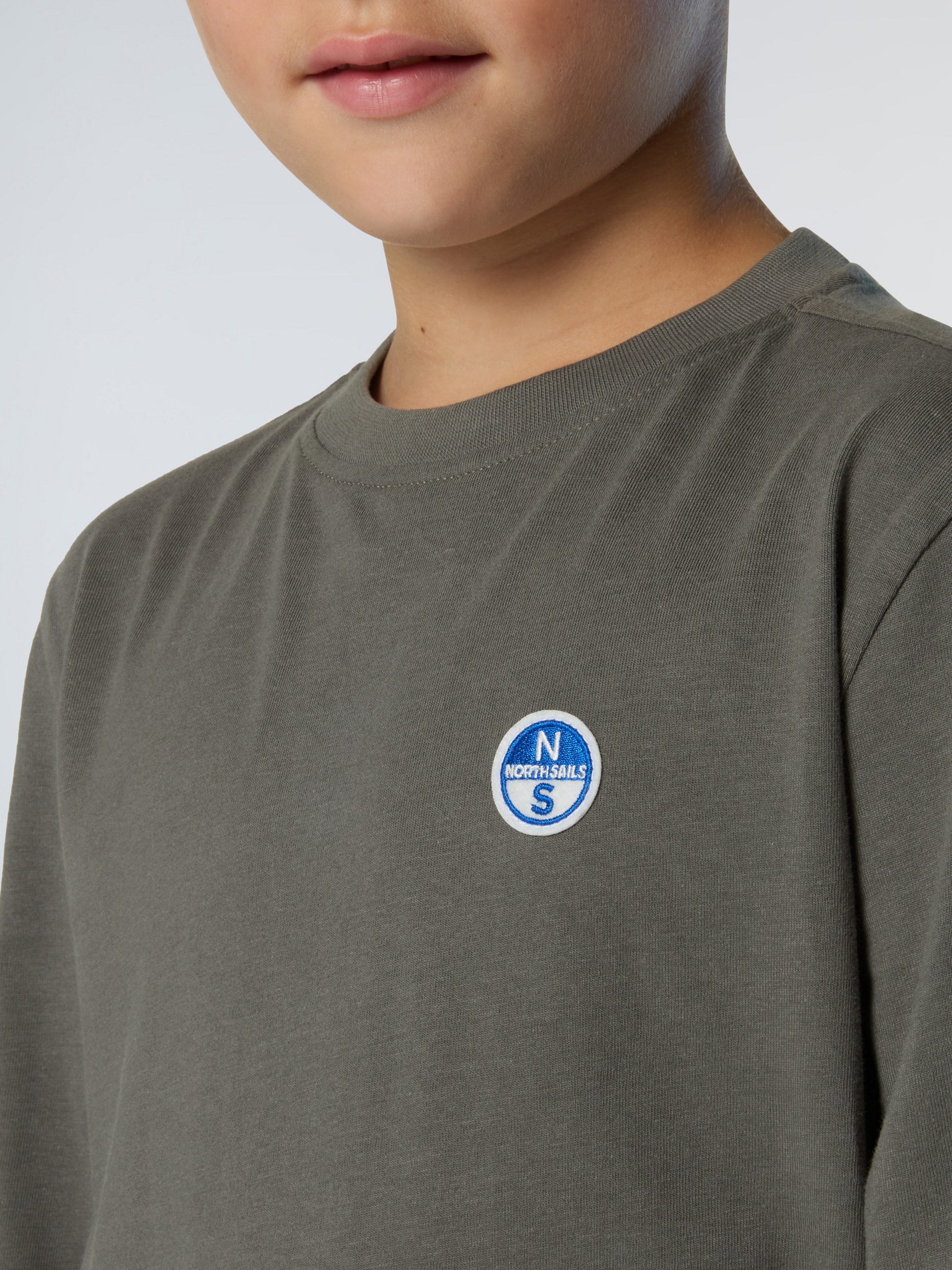 NORTH SAILS, North Sails T-shirt Long-sleeved With Logo Patch