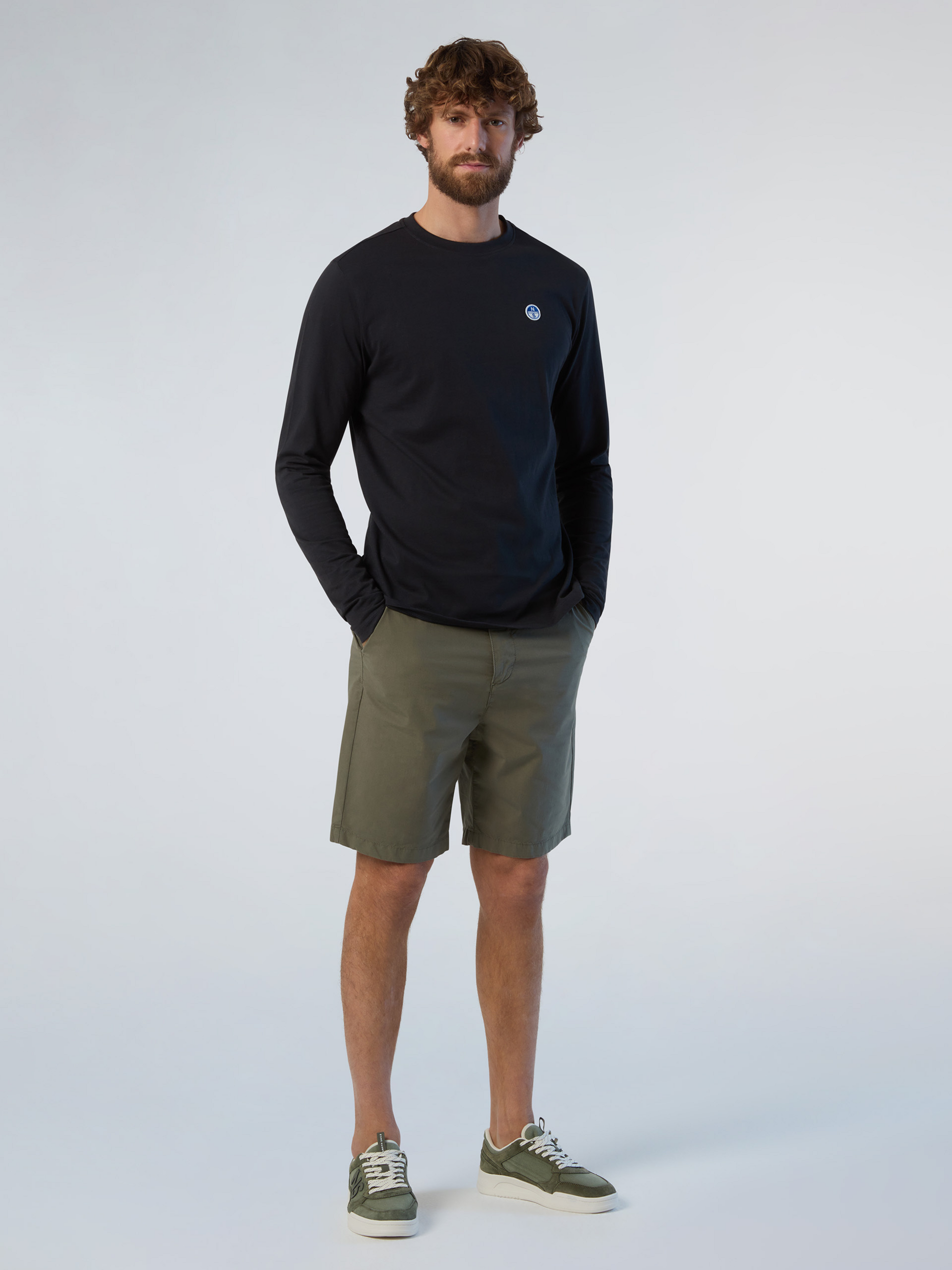 NORTH SAILS, North Sails T-shirt Long-sleeved With Logo Patch