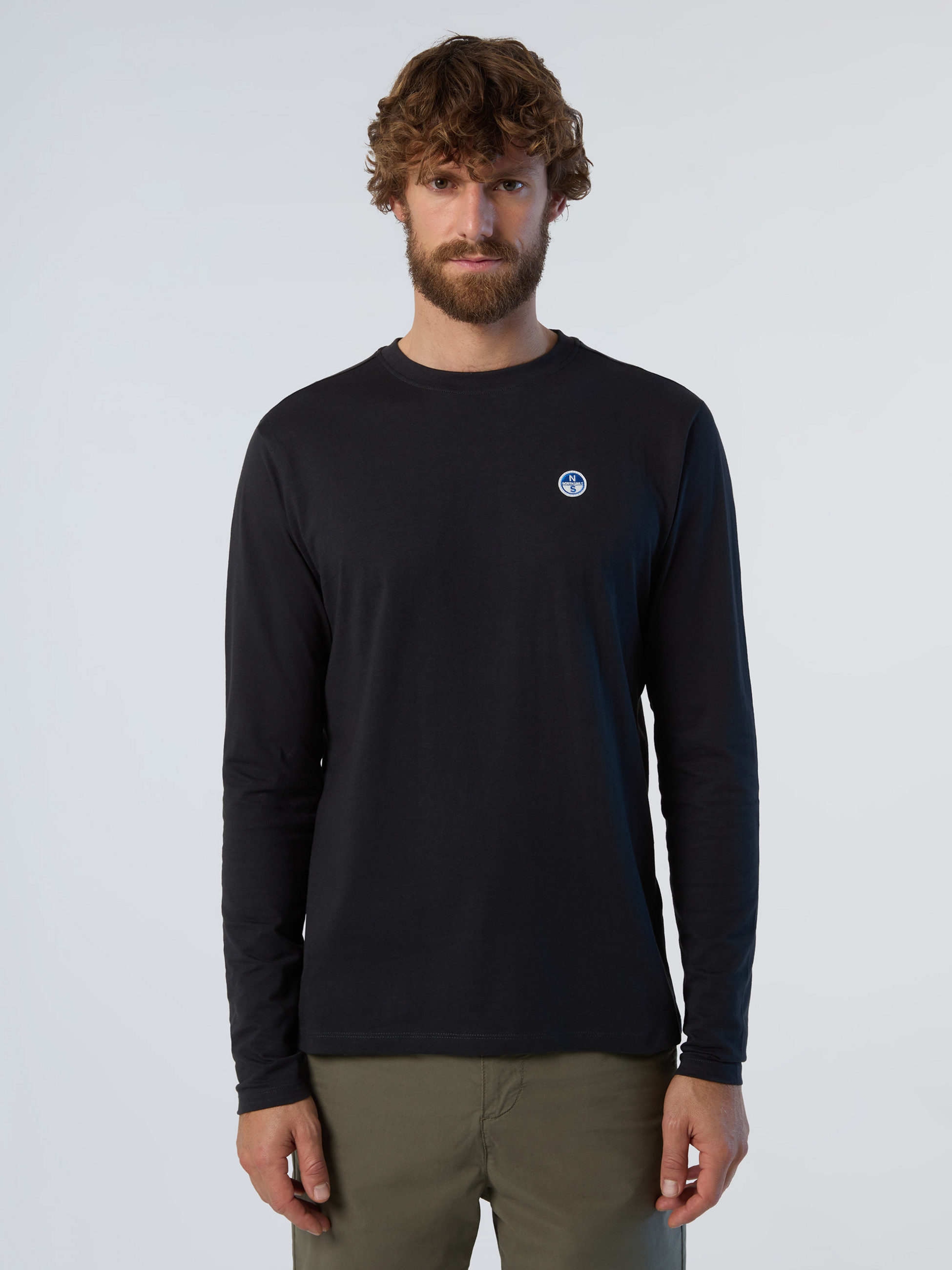 NORTH SAILS, North Sails T-shirt Long-sleeved With Logo Patch