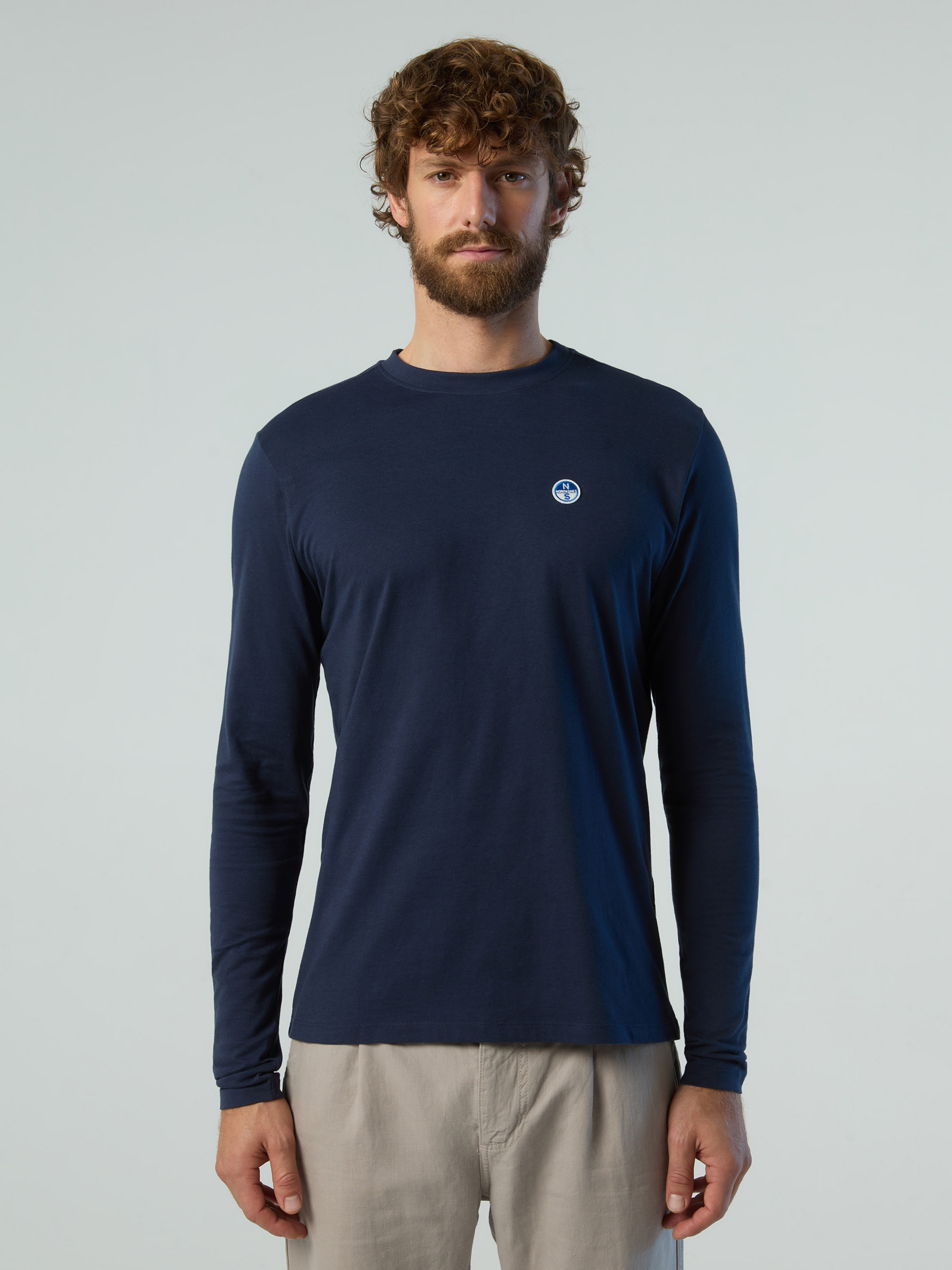 NORTH SAILS, North Sails T-shirt Long-sleeved With Logo Patch