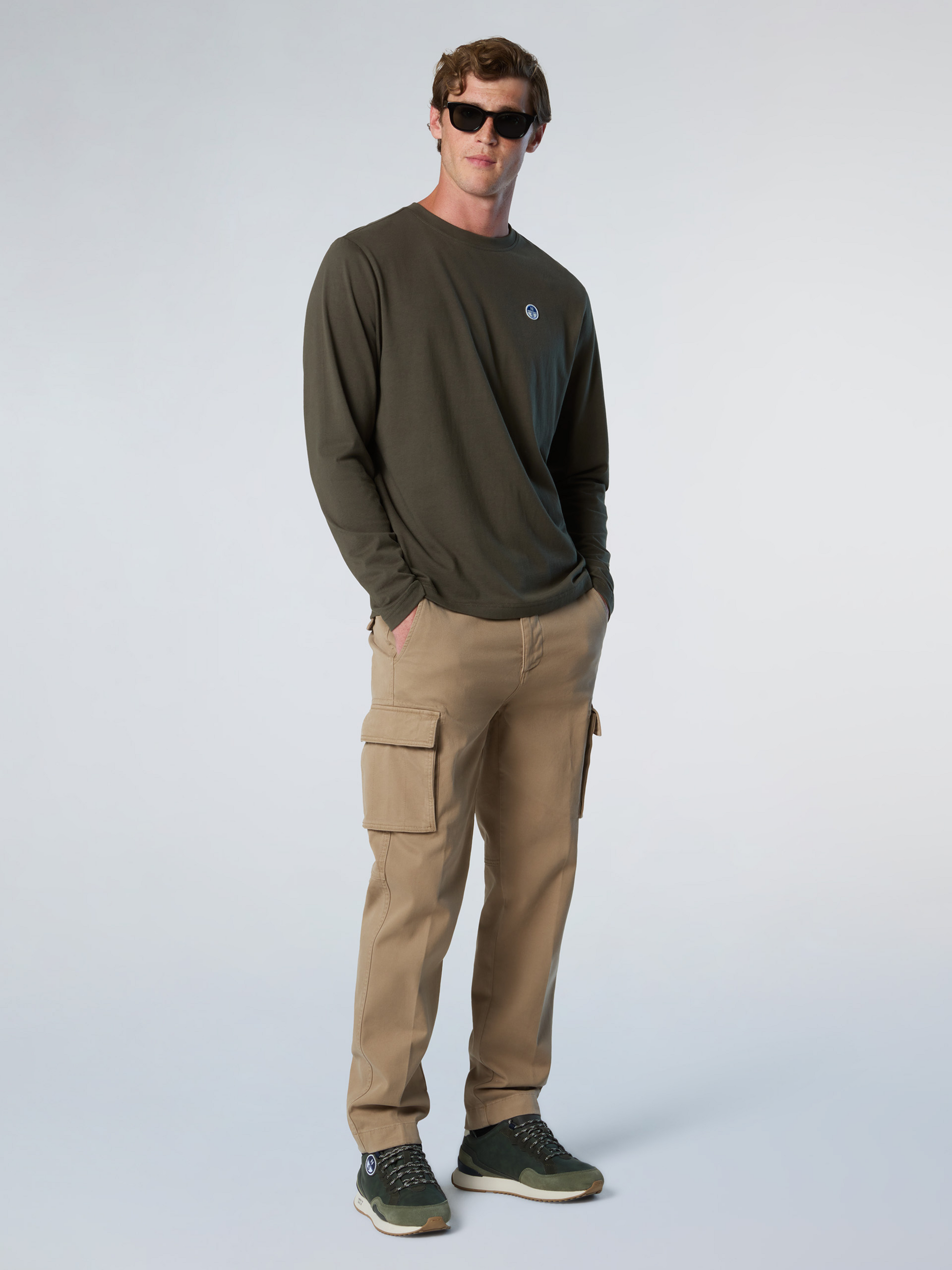 NORTH SAILS, North Sails T-shirt Long-sleeved With Logo Patch