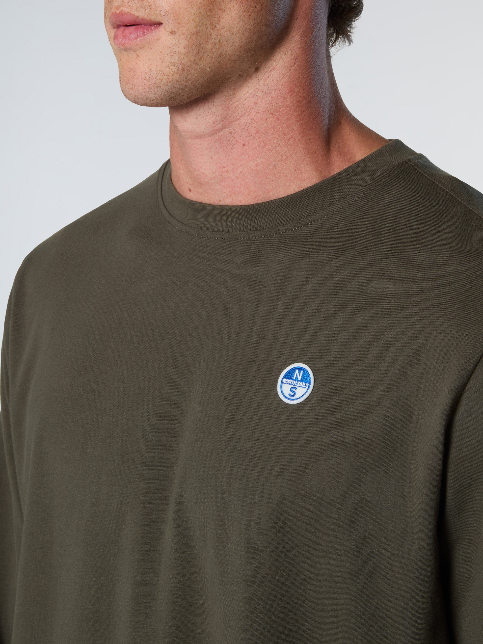 NORTH SAILS, North Sails T-shirt Long-sleeved With Logo Patch