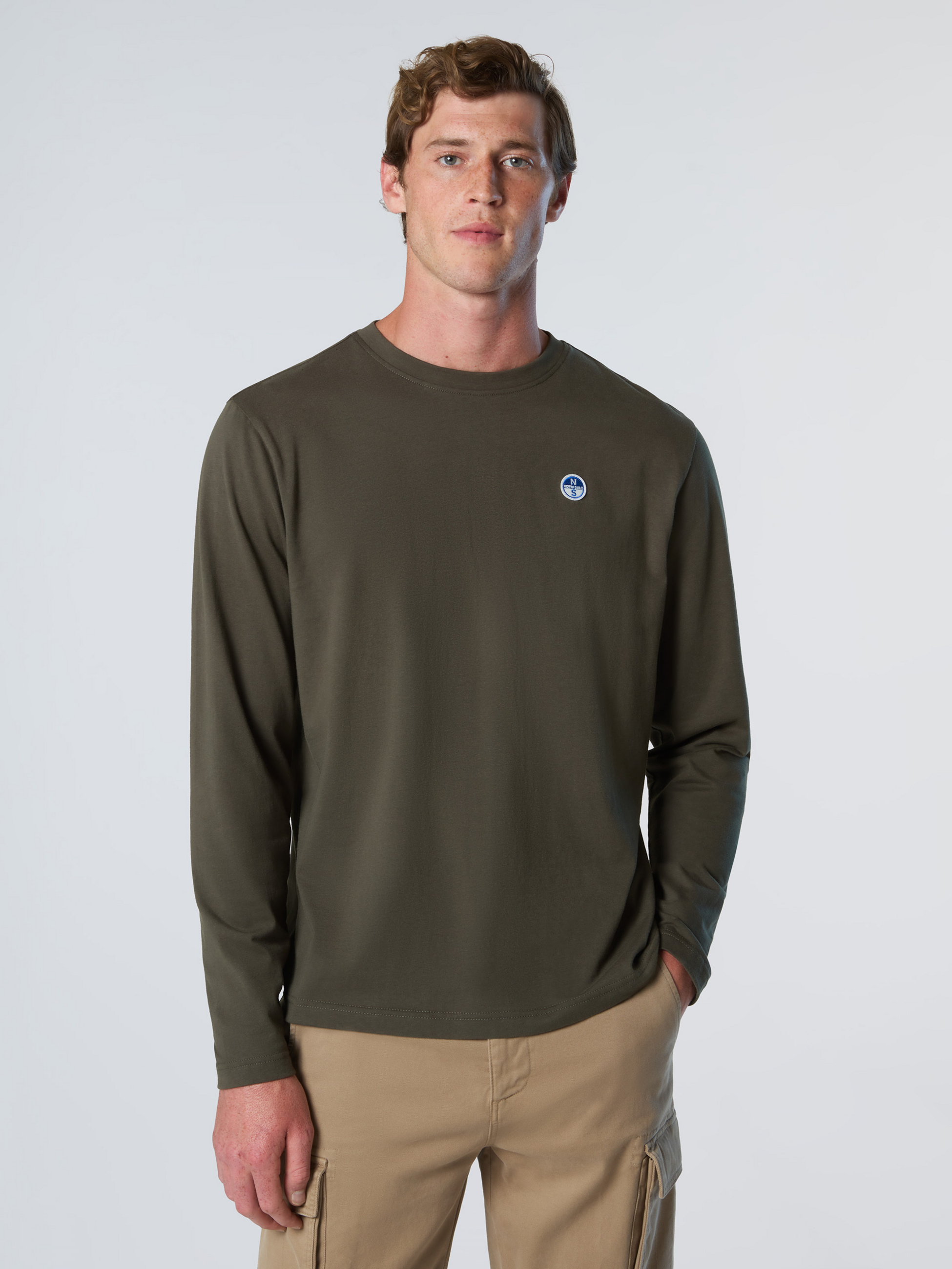 NORTH SAILS, North Sails T-shirt Long-sleeved With Logo Patch