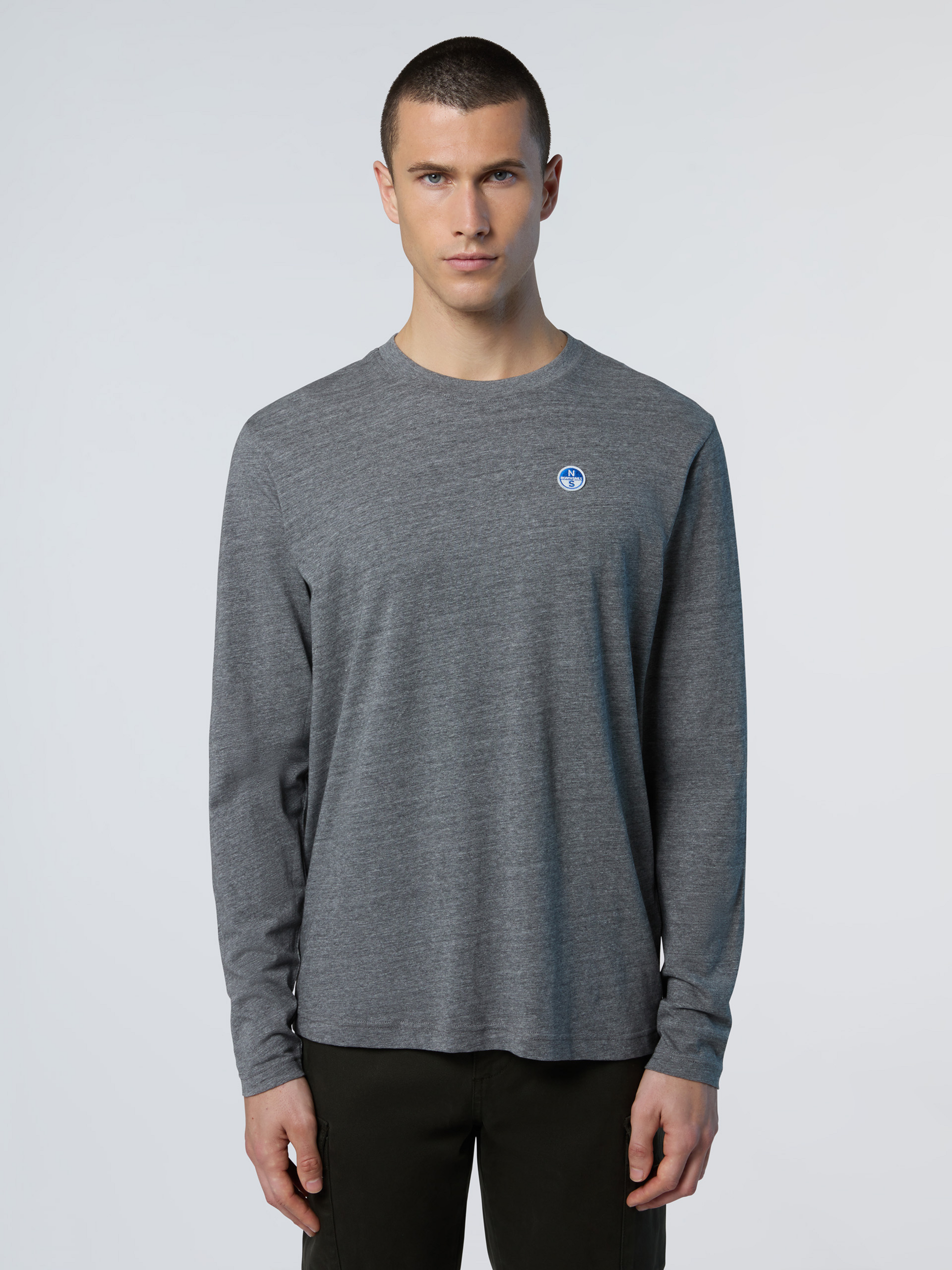 NORTH SAILS, North Sails T-shirt Long-sleeved With Logo Patch