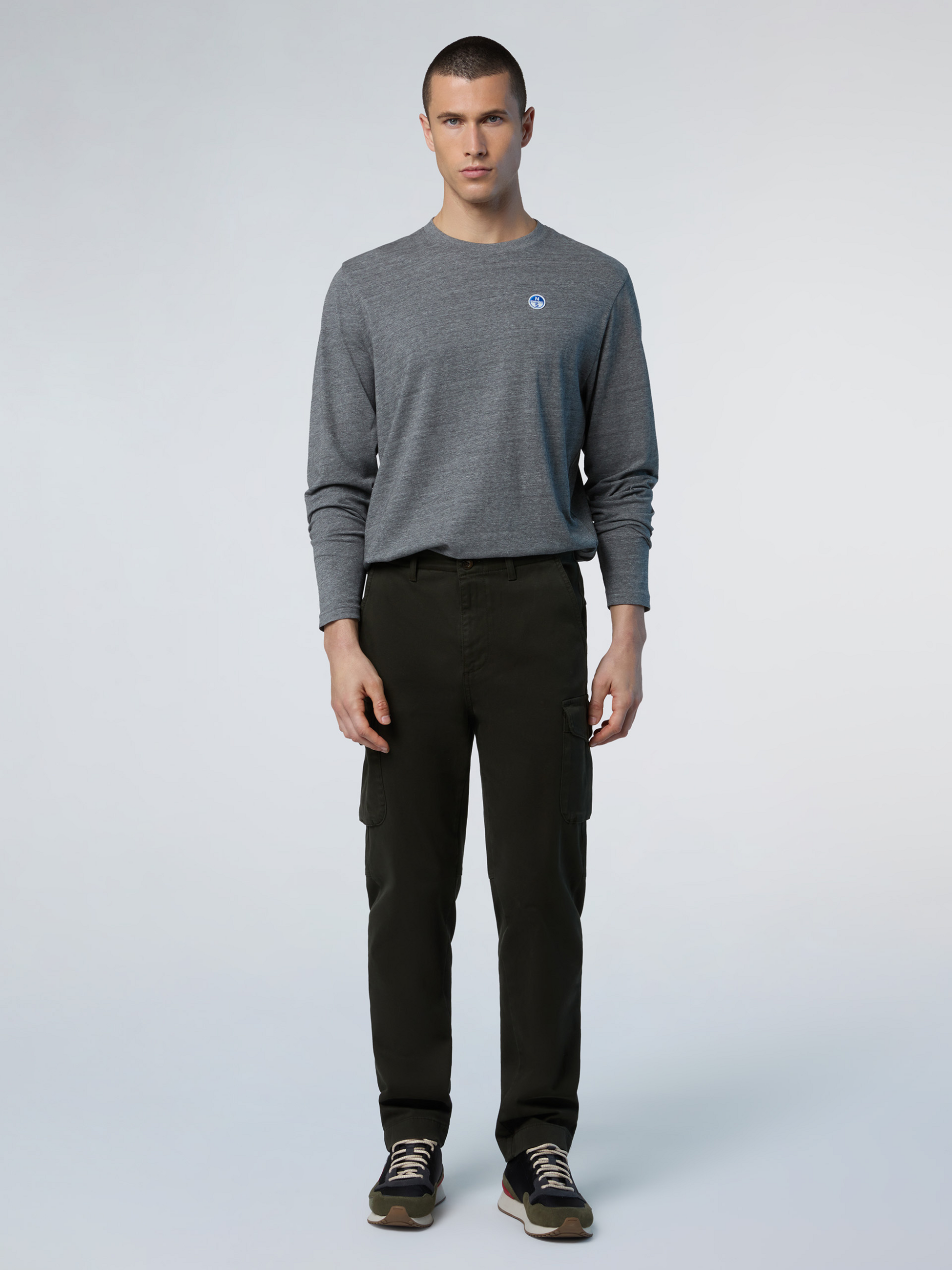 NORTH SAILS, North Sails T-shirt Long-sleeved With Logo Patch