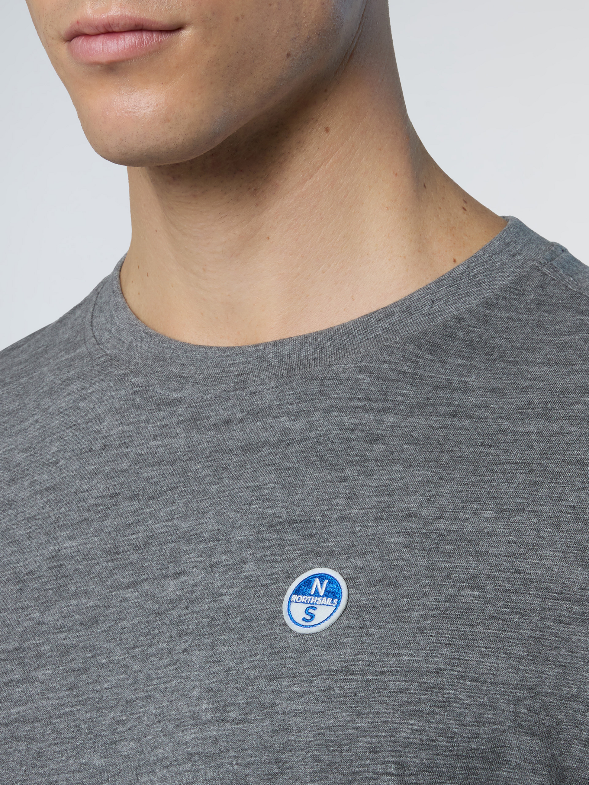 NORTH SAILS, North Sails T-shirt Long-sleeved With Logo Patch