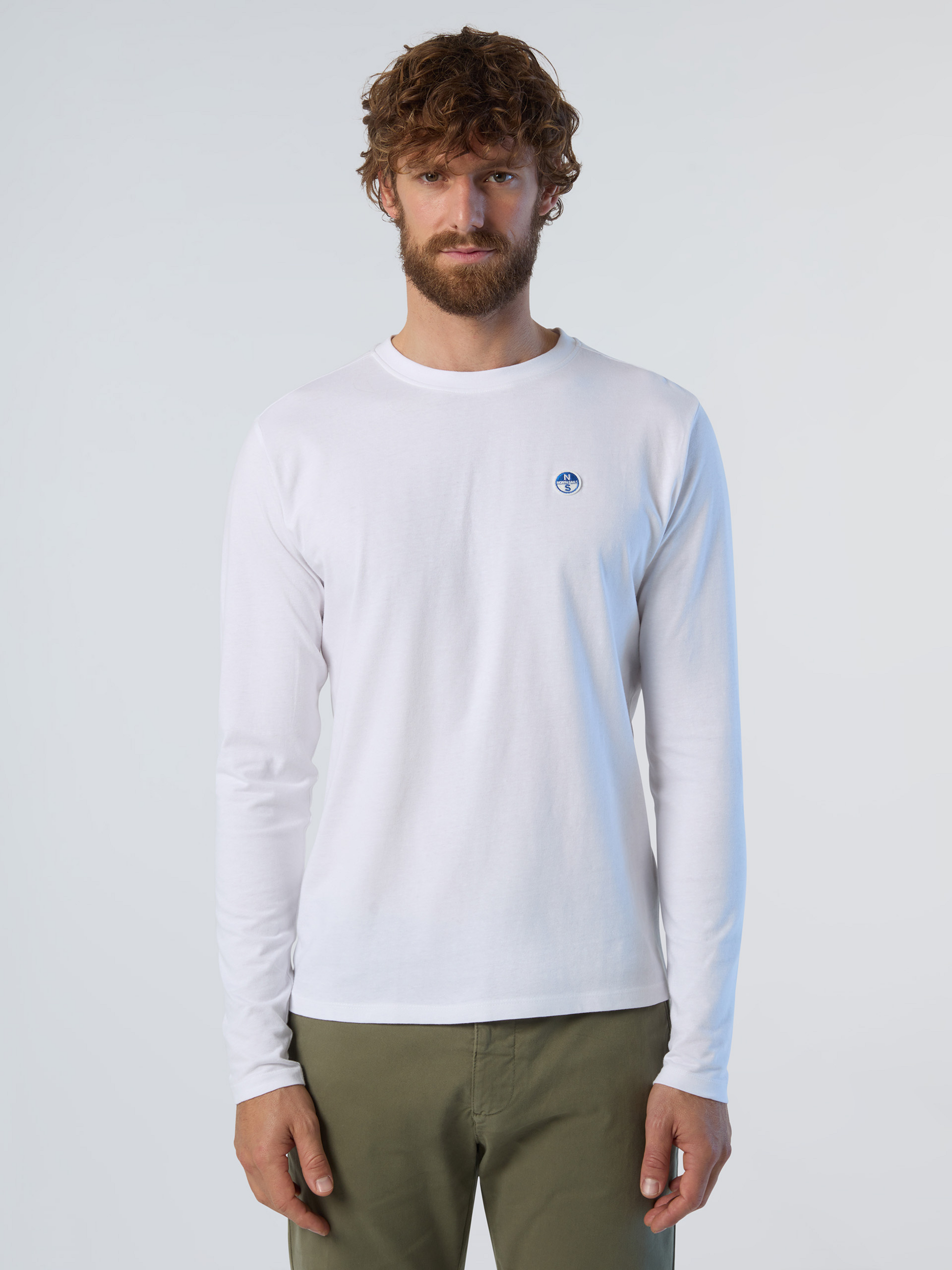 NORTH SAILS, North Sails T-shirt Long-sleeved With Logo Patch