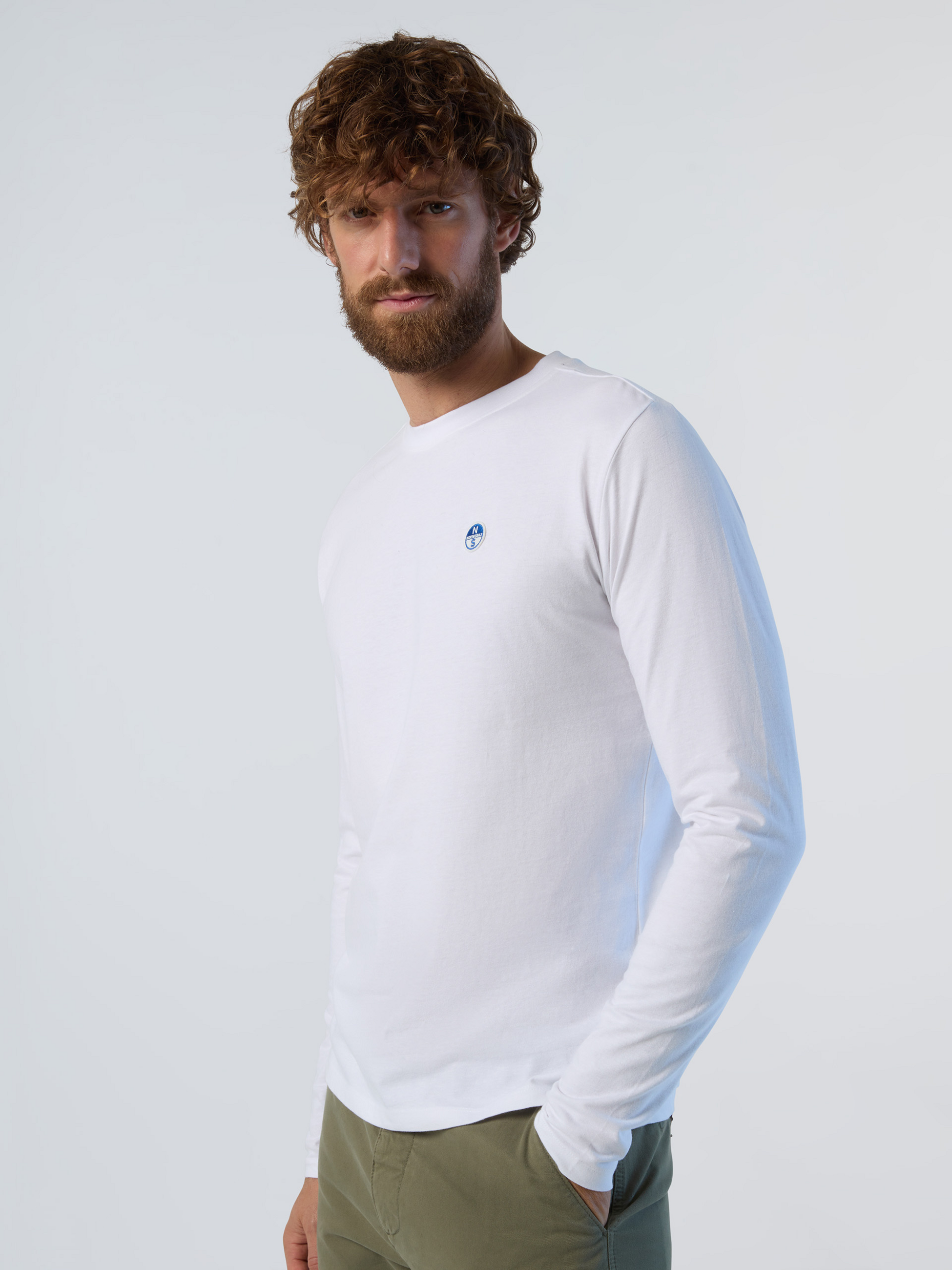 NORTH SAILS, North Sails T-shirt Long-sleeved With Logo Patch