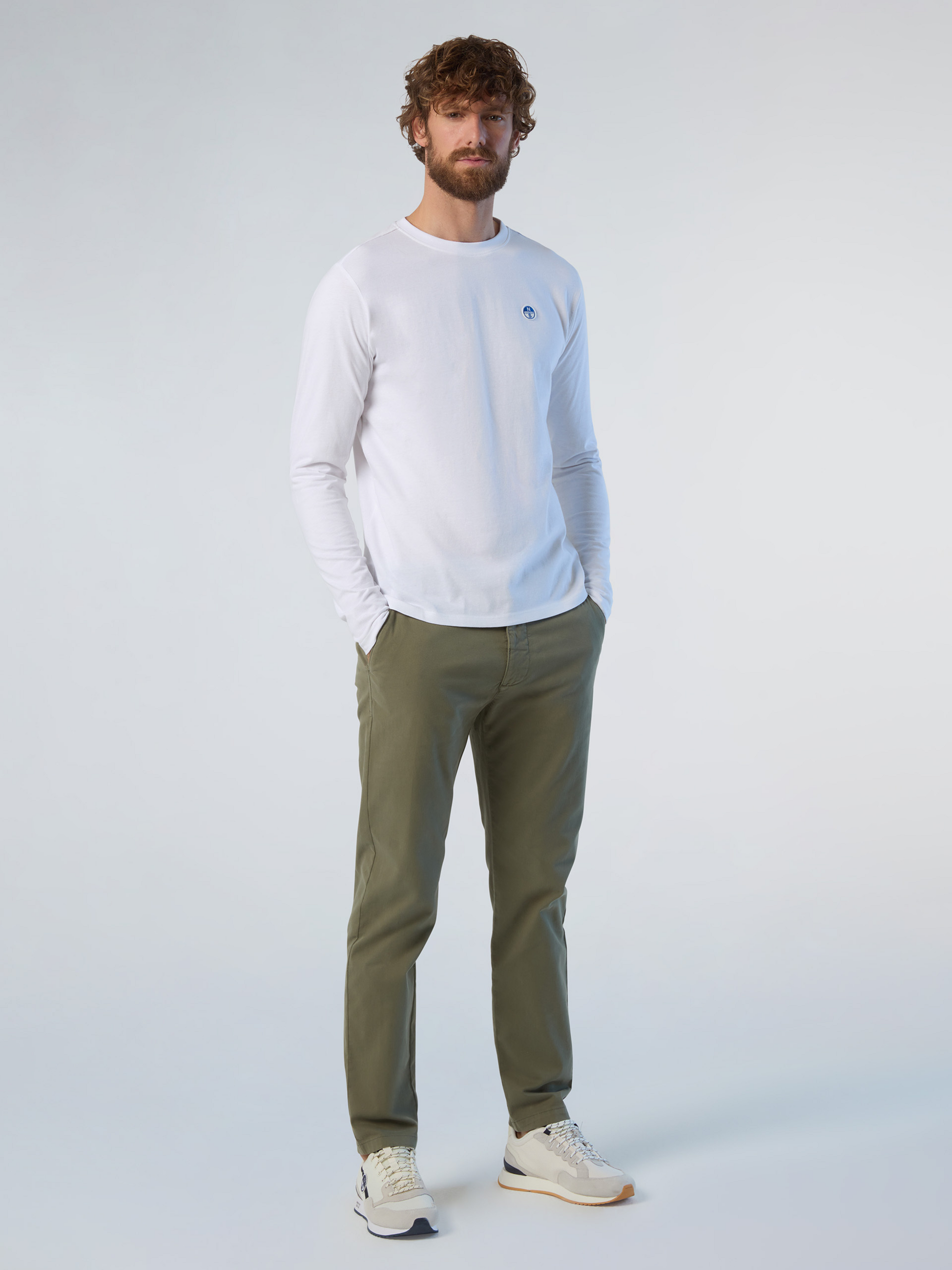 NORTH SAILS, North Sails T-shirt Long-sleeved With Logo Patch